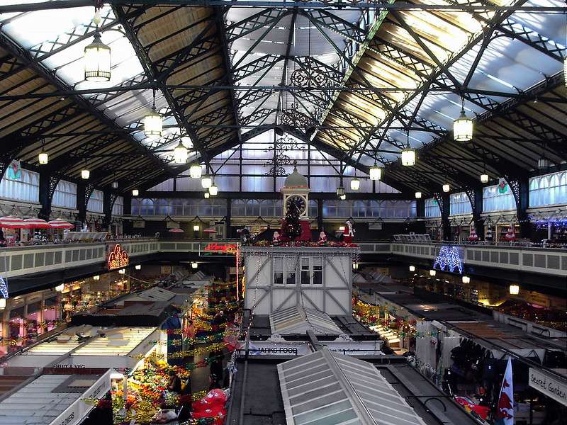 Shopping At Cardiff Market