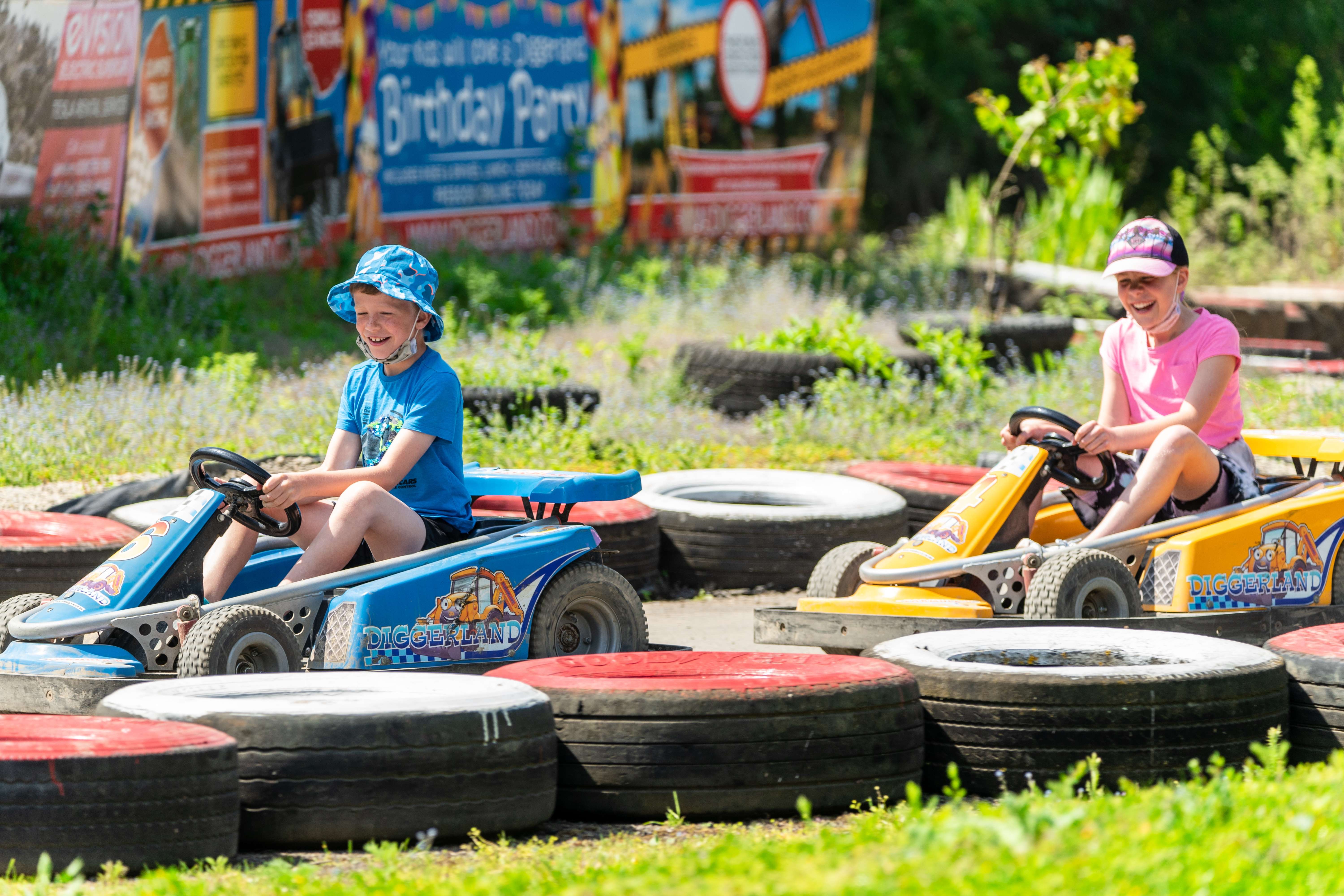 Challenge The Kids To A Go-Karting Race