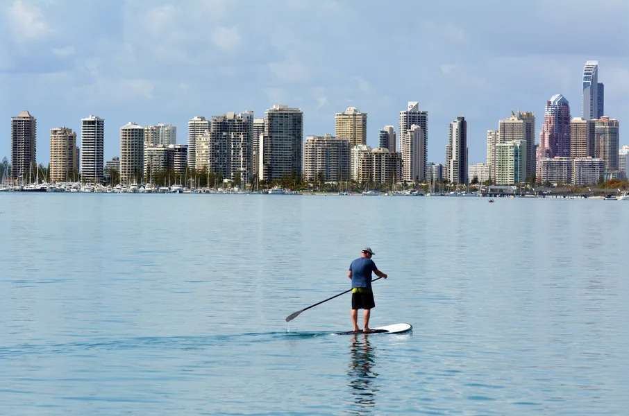 Stand-up Paddleboard on the Nerang River