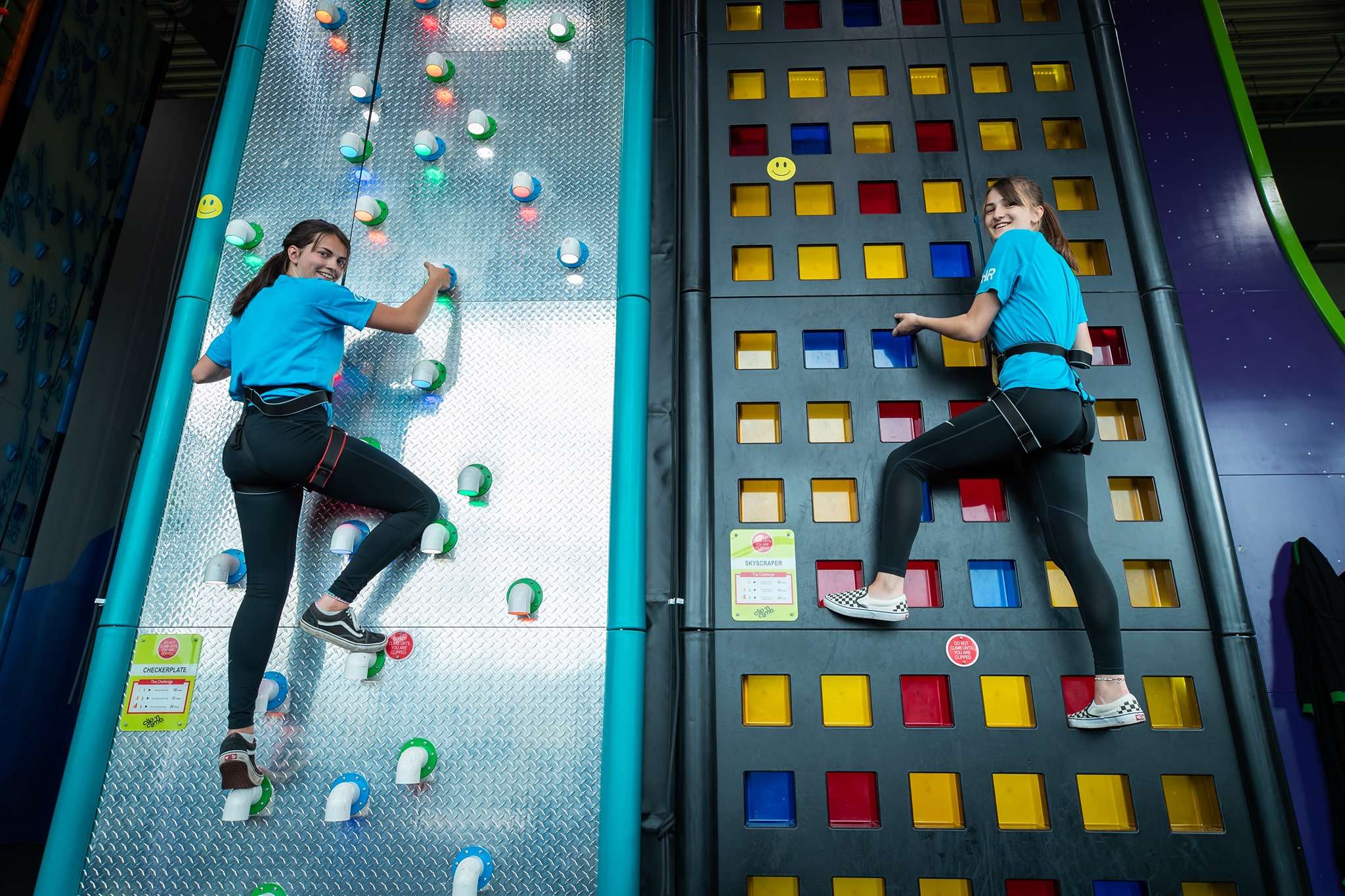 Climb Walls at Clip ‘n’ Climb