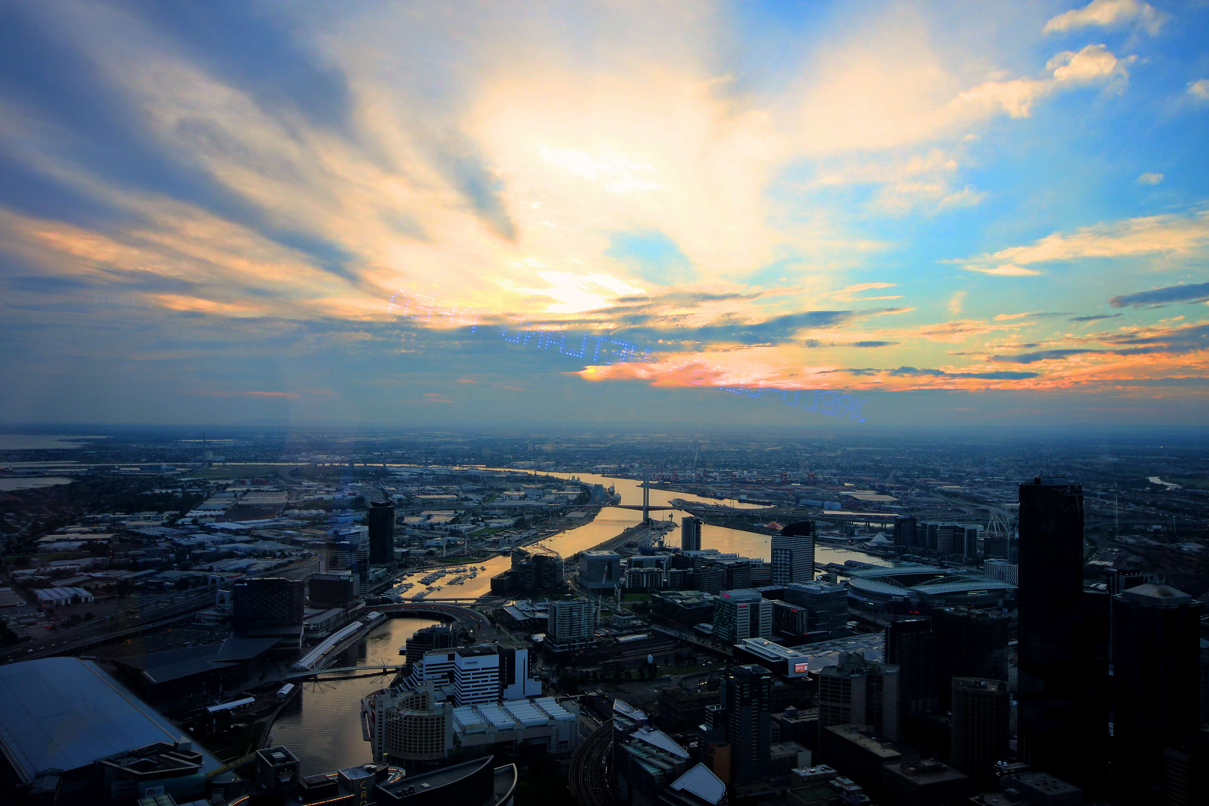 Witness City From Melbourne Skydeck
