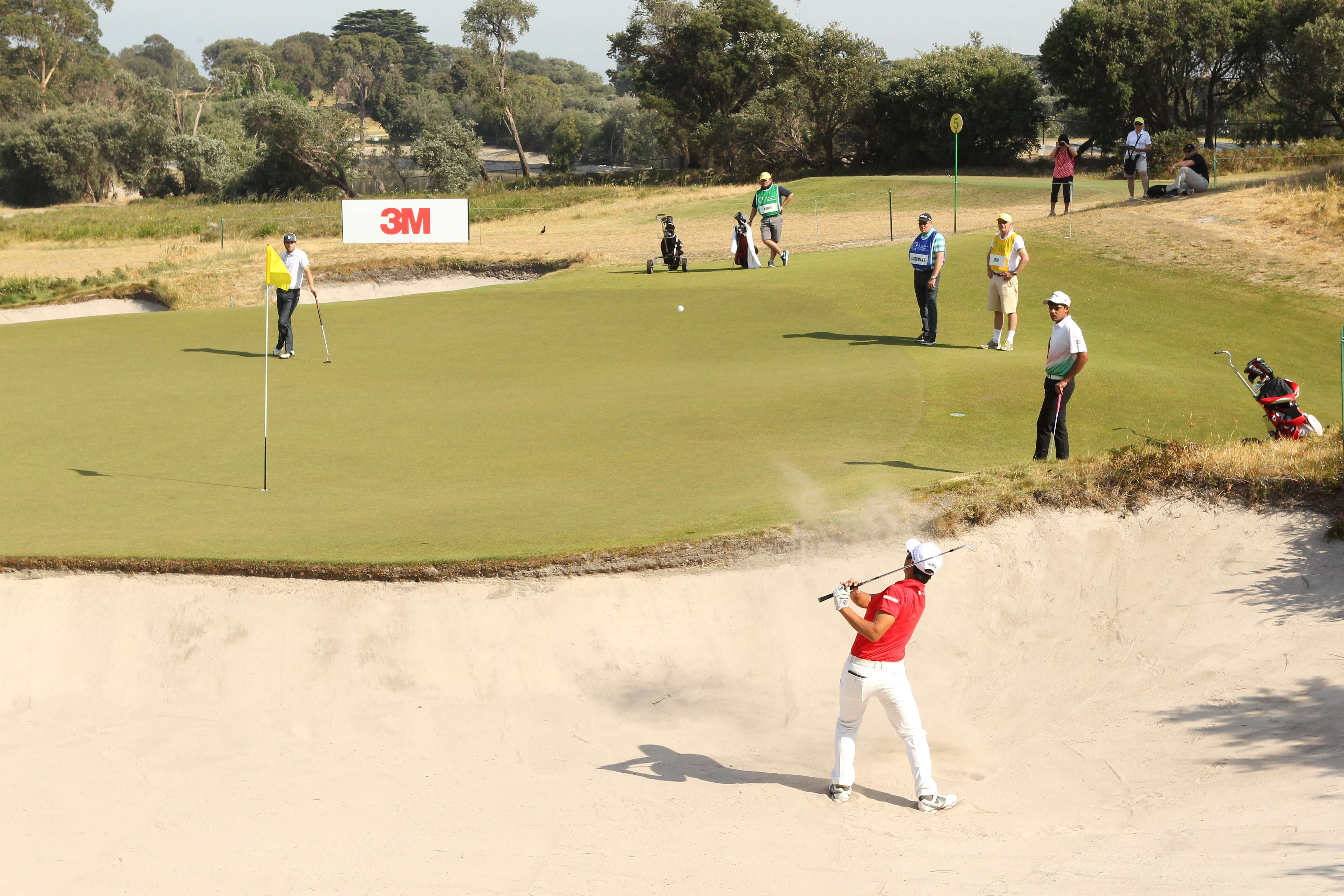 Golfing At Royal Melbourne Golf Club