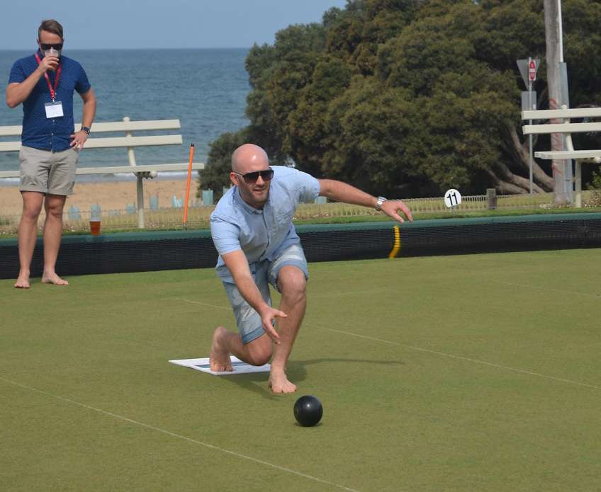 Go Barefoot Bowls at the Burleigh Heads Bowls Club
