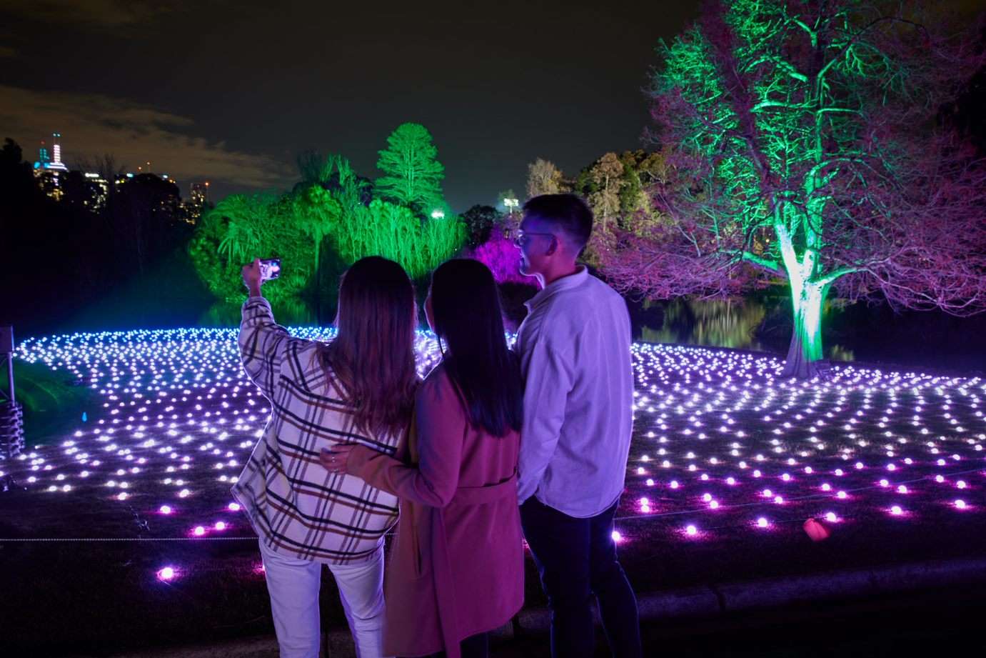 See The Lit Up Royal Botanic Gardens
