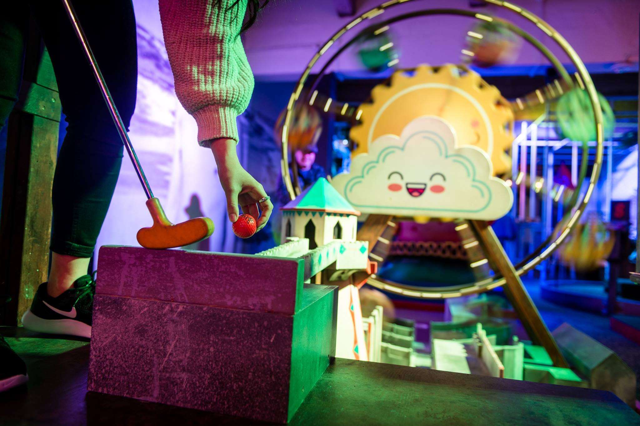 Try Indoor Golfing At Holey Moley Golf Club