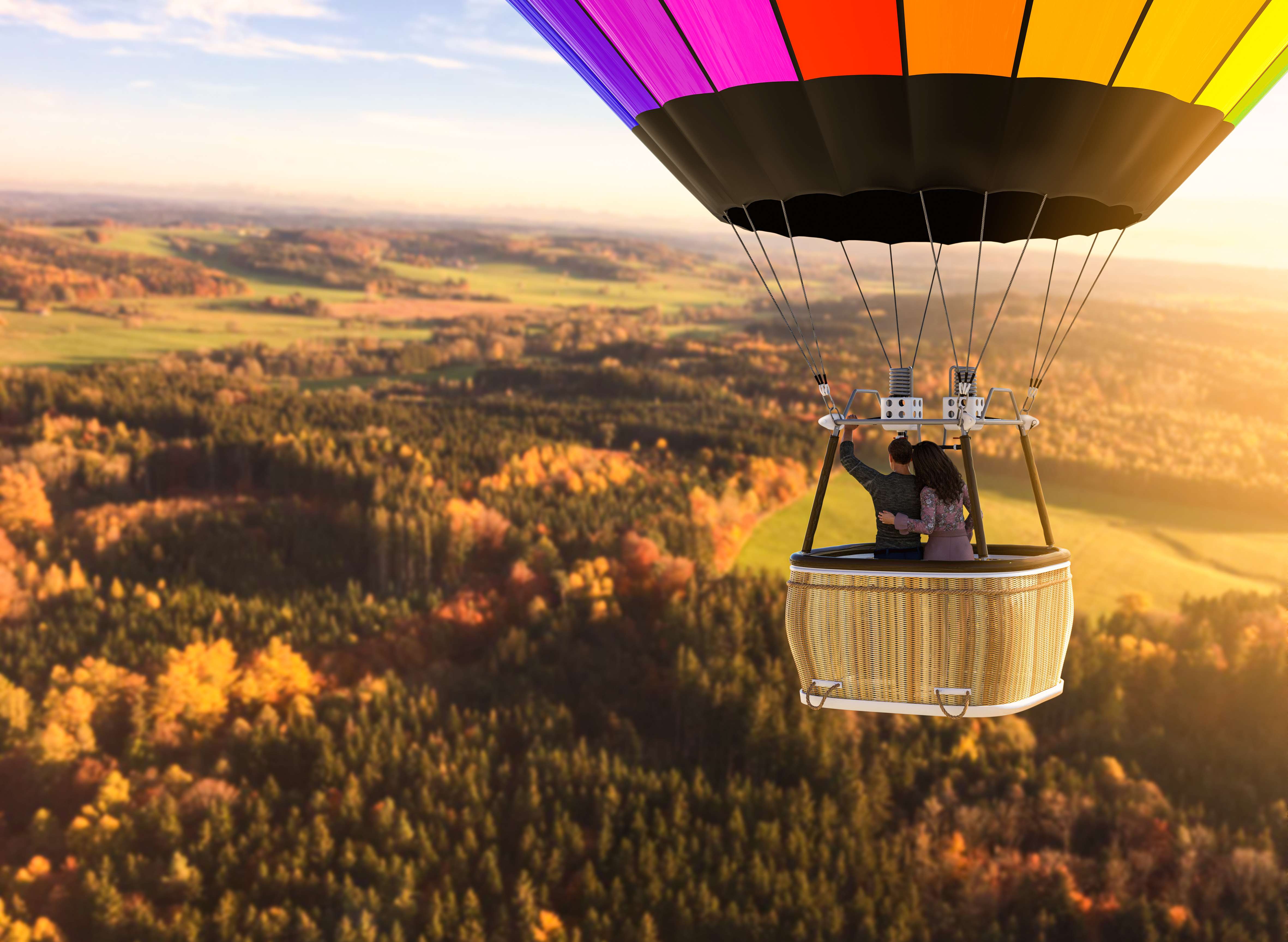 Take Hot Air Balloon Ride