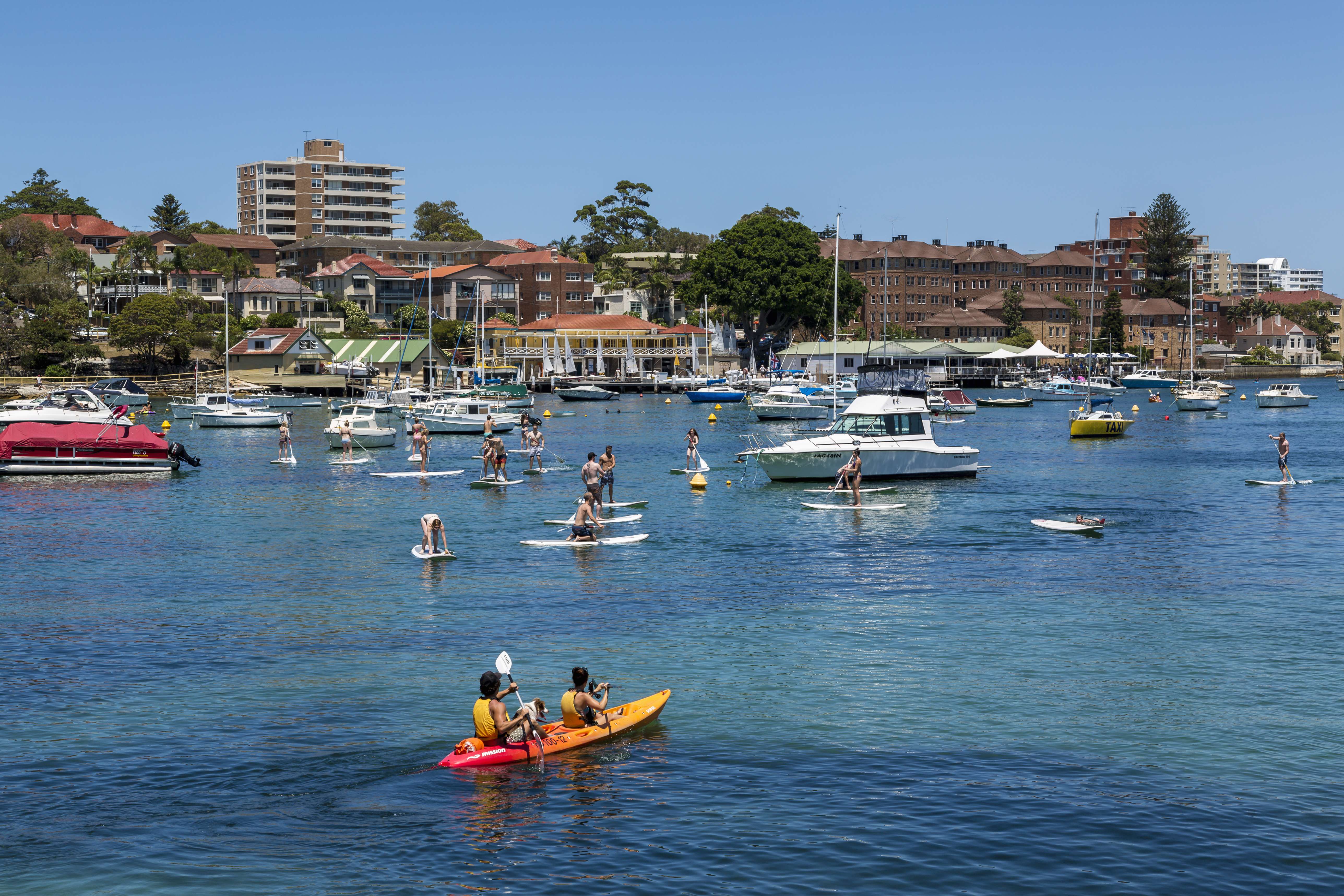 Kayaking the Manly Dam