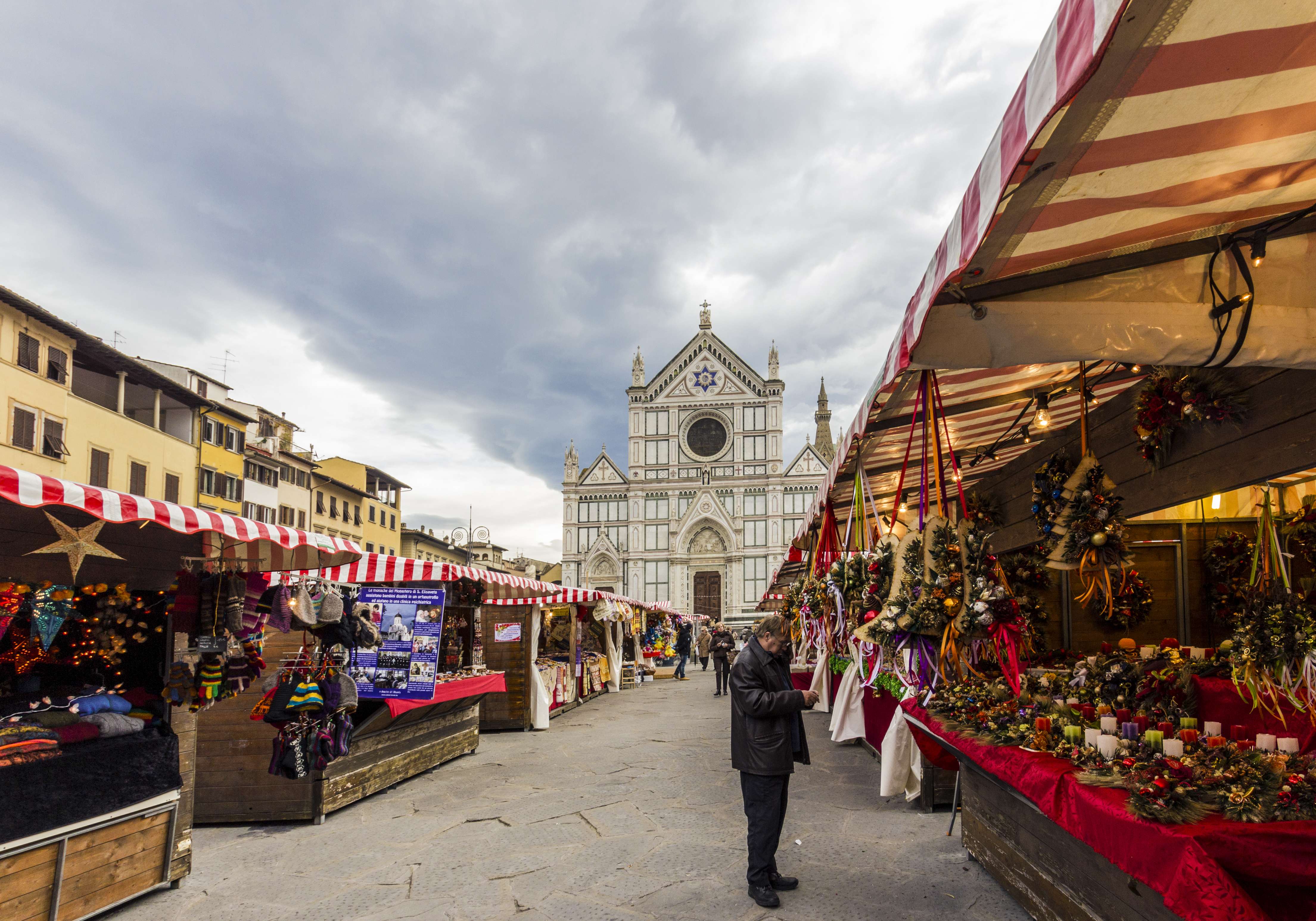 Check Out The Christmas Market in Piazza Santa Croce