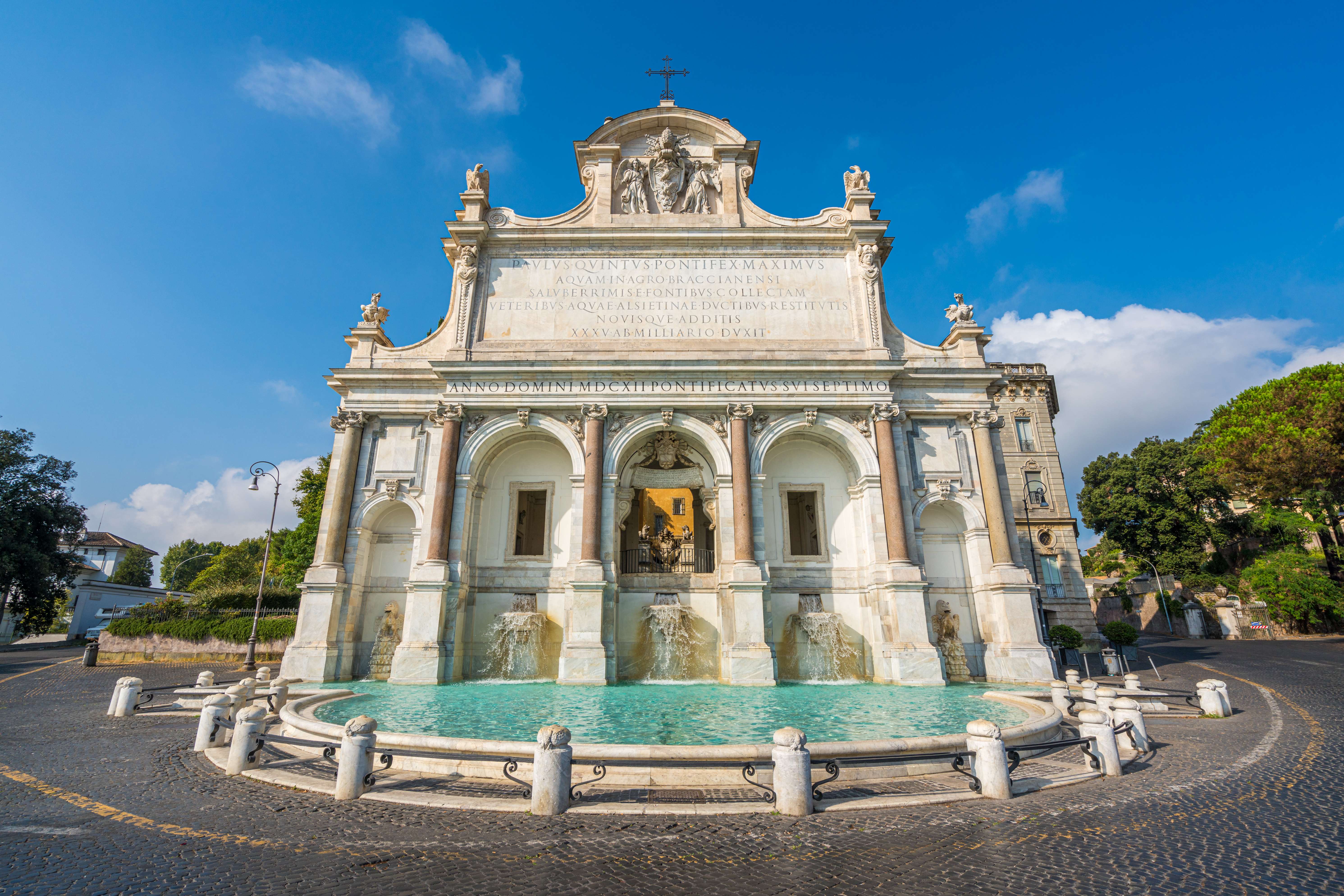 The Big Fountain of The Janiculum - Fontana Dell’Acqua Paola