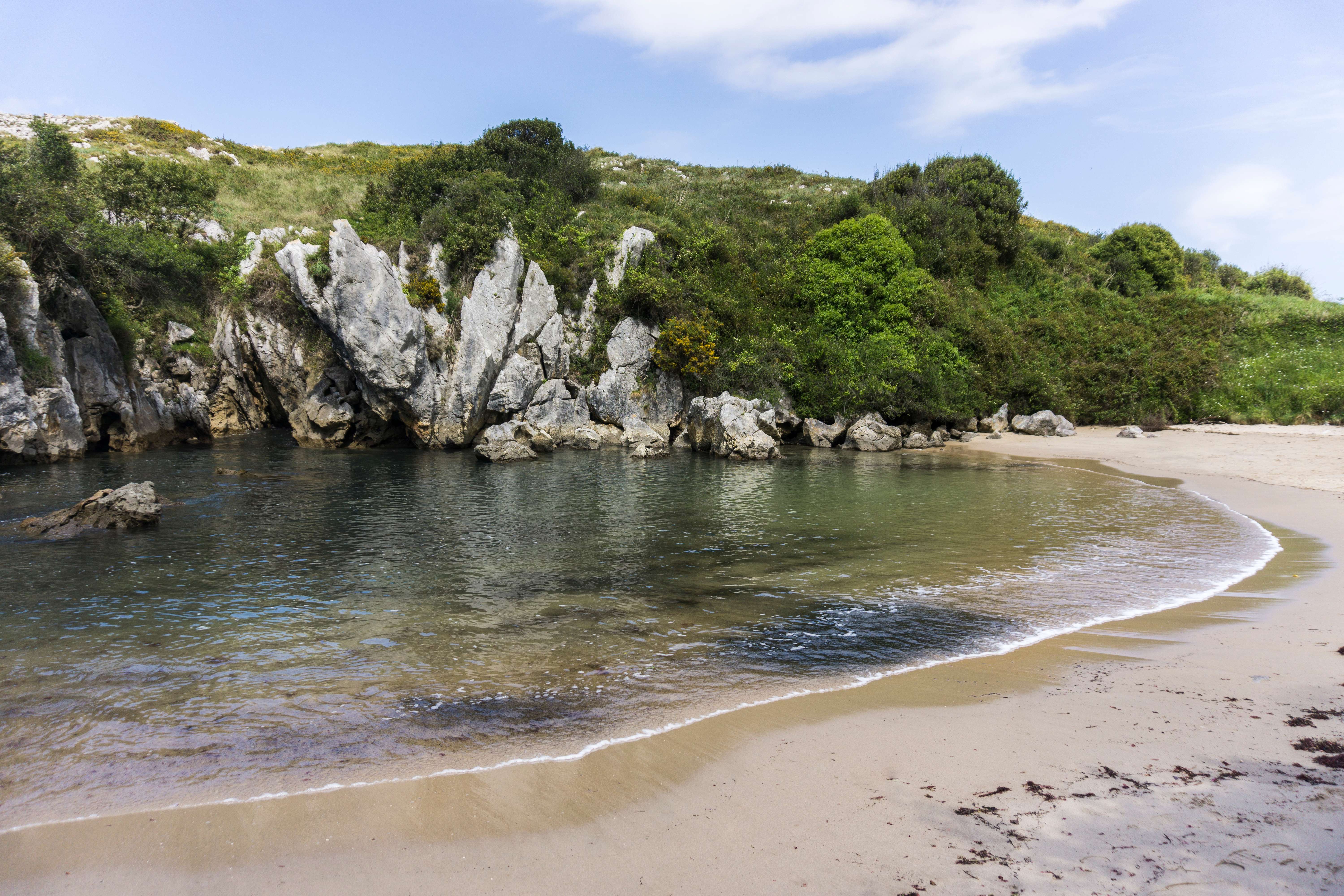 Playa De Gulpiyuri Beach
