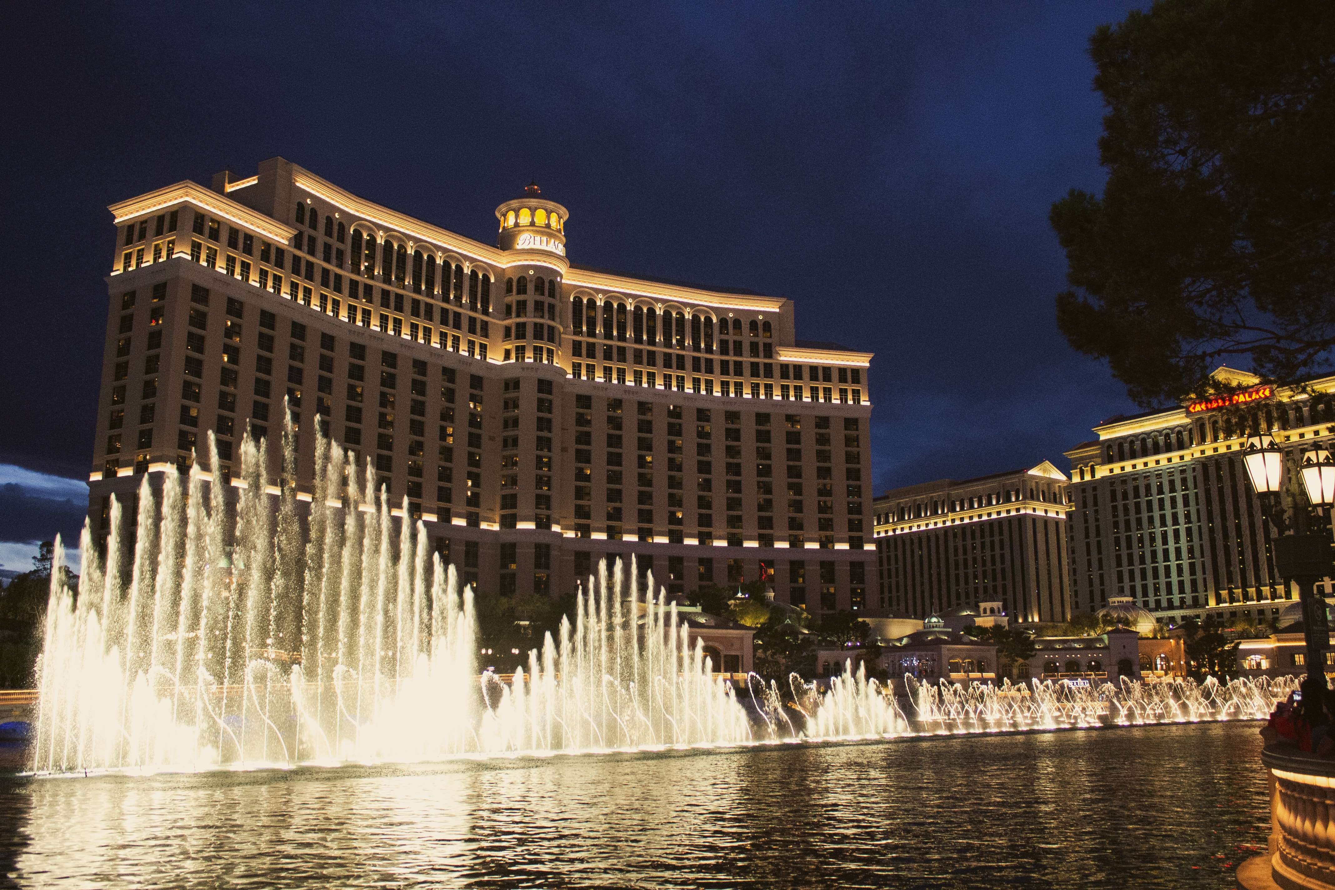 Watch the Iconic Fountains at the Bellagio