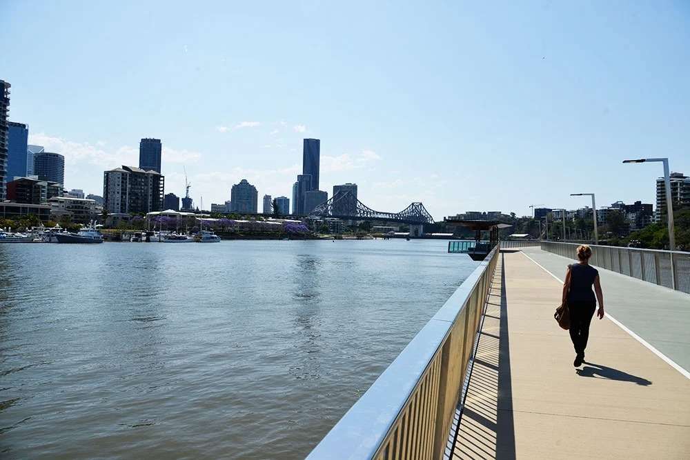 Go for Riverwalk Around Brisbane River