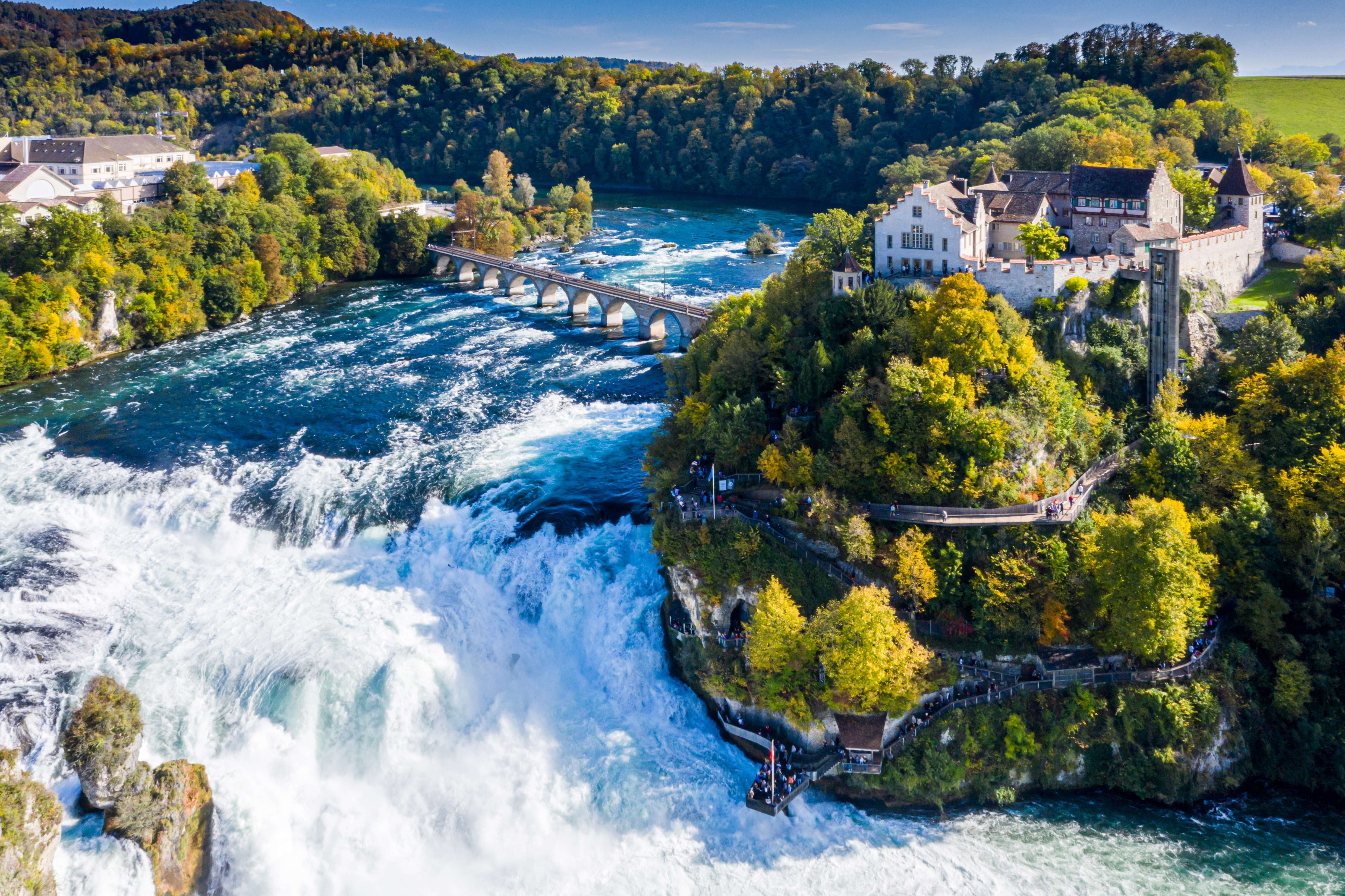 Watch Europe’s Largest Rhine Falls