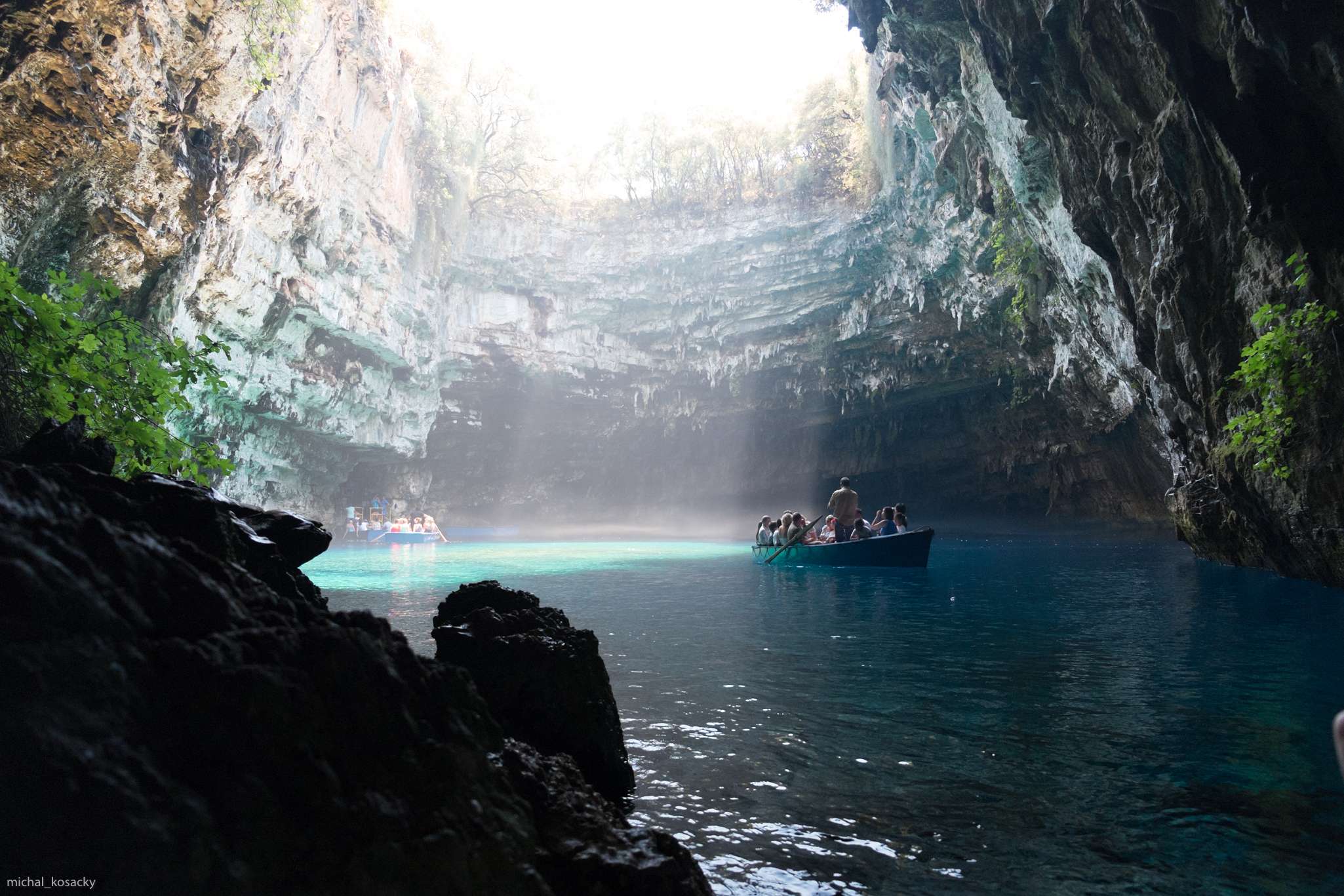 Go Spelunking at Melissani Cave
