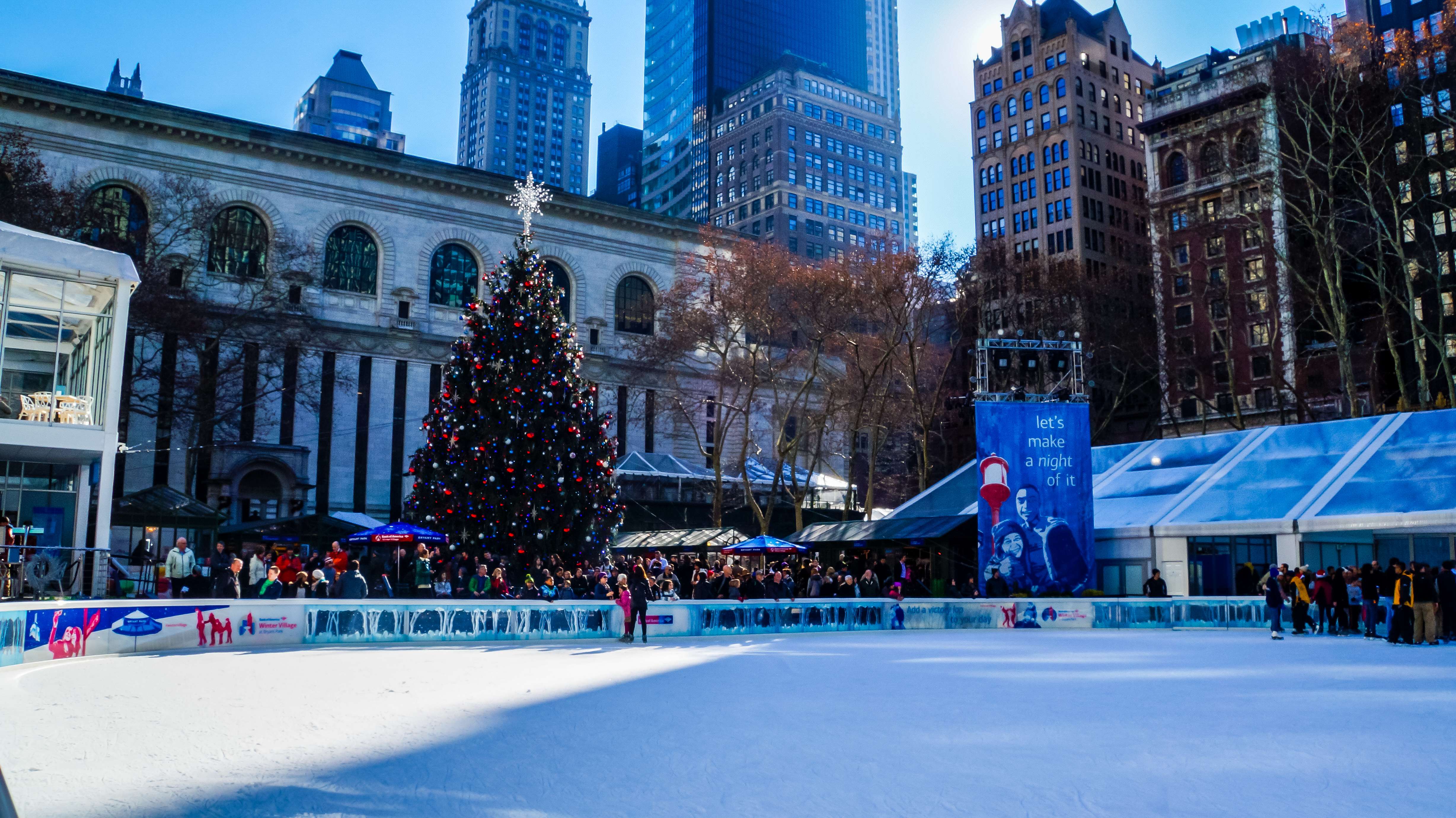 Explore the Bryant Park Winter Village