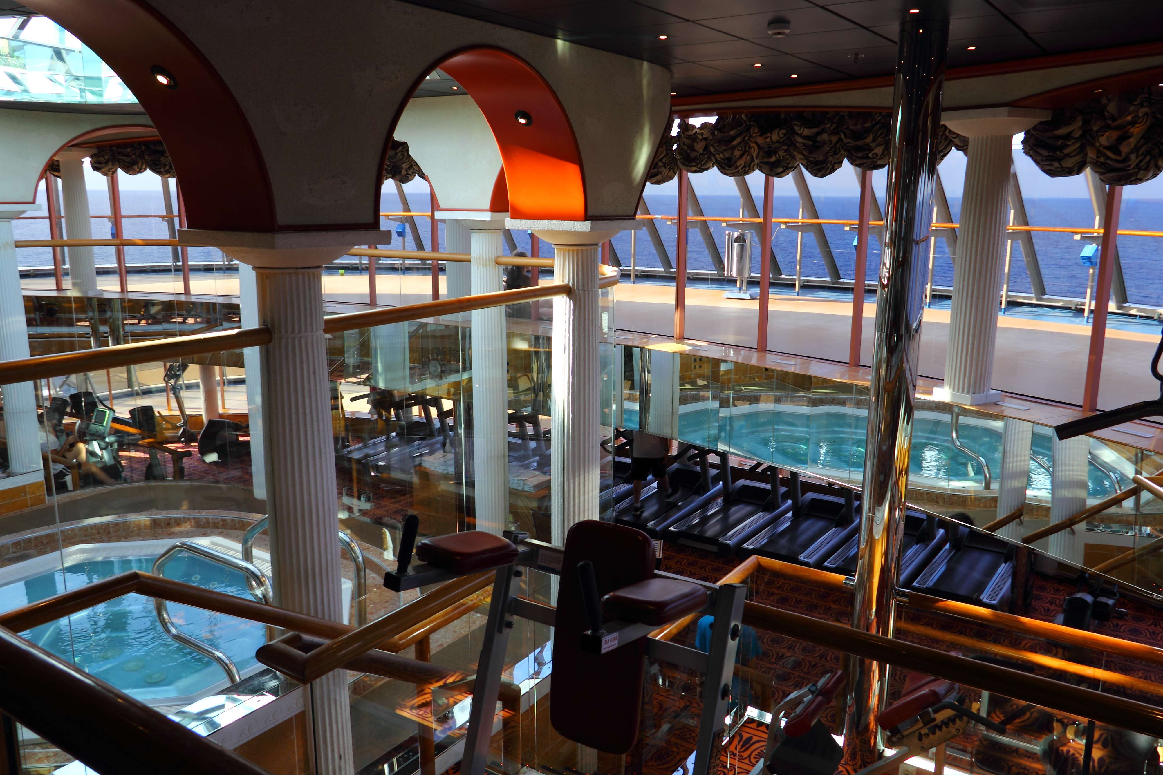 Gym & Spa with Sea View