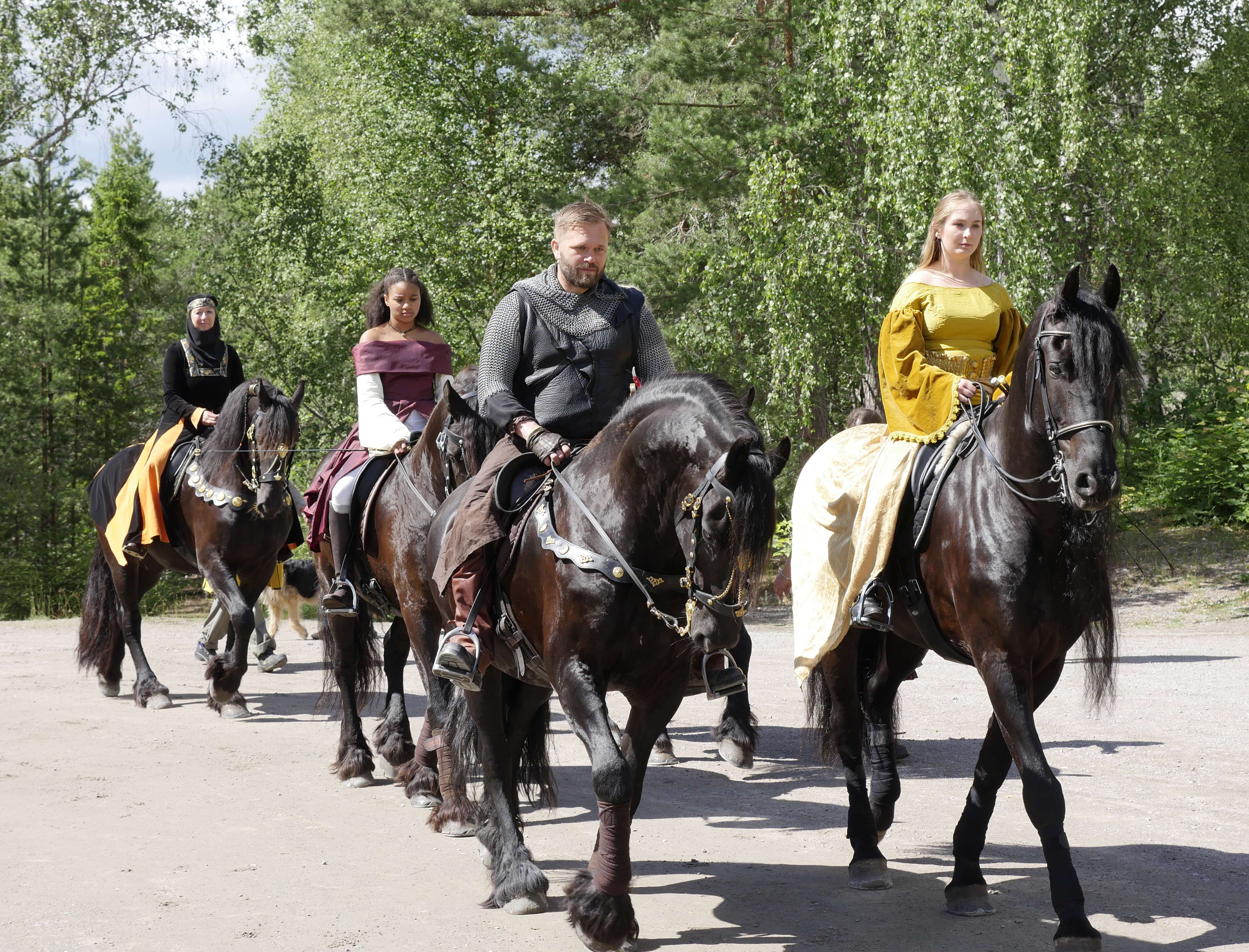 Horseback Riding in The Swedish Countryside