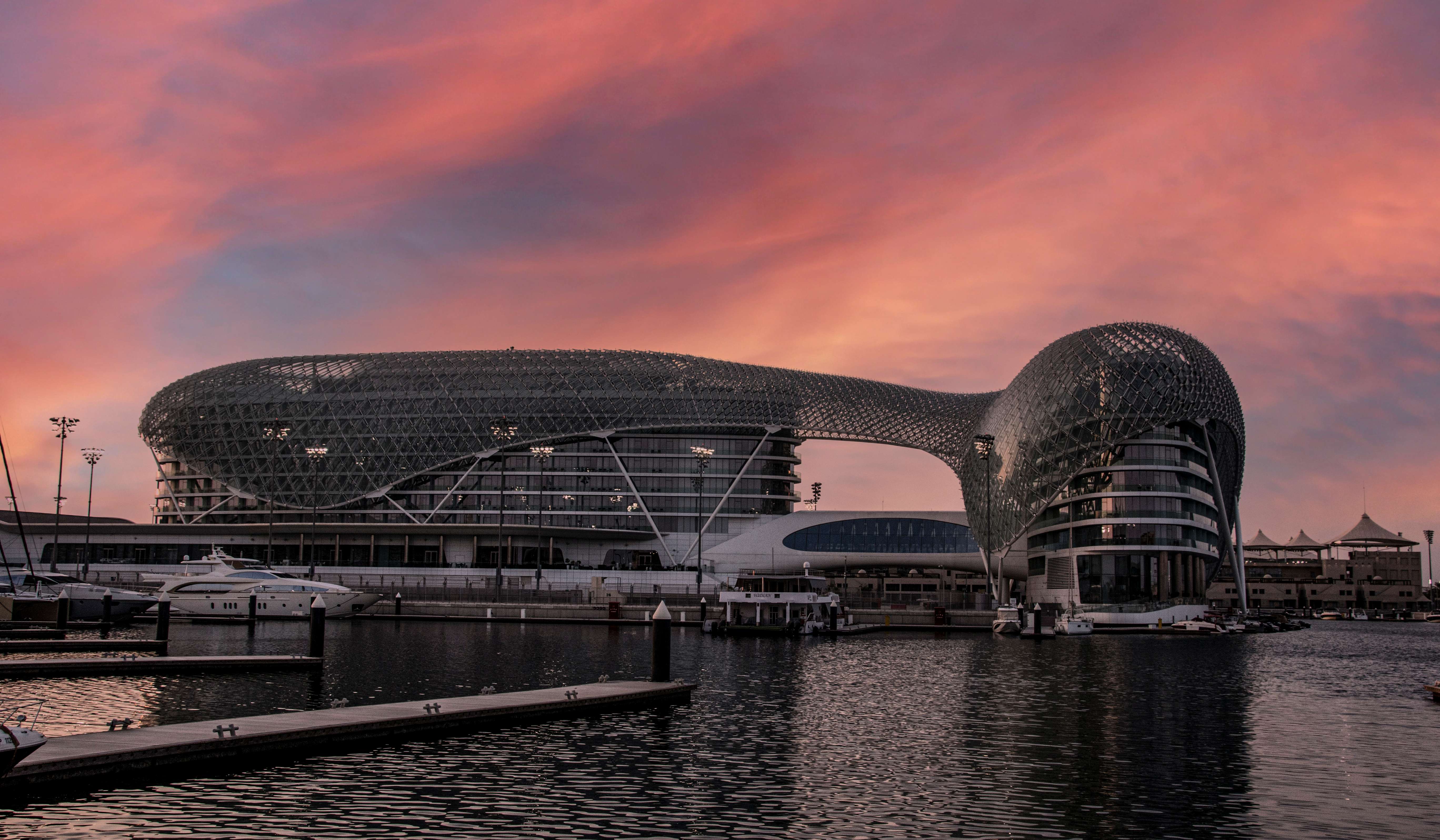 Enjoy The Perfect Sunset From Yas Marina