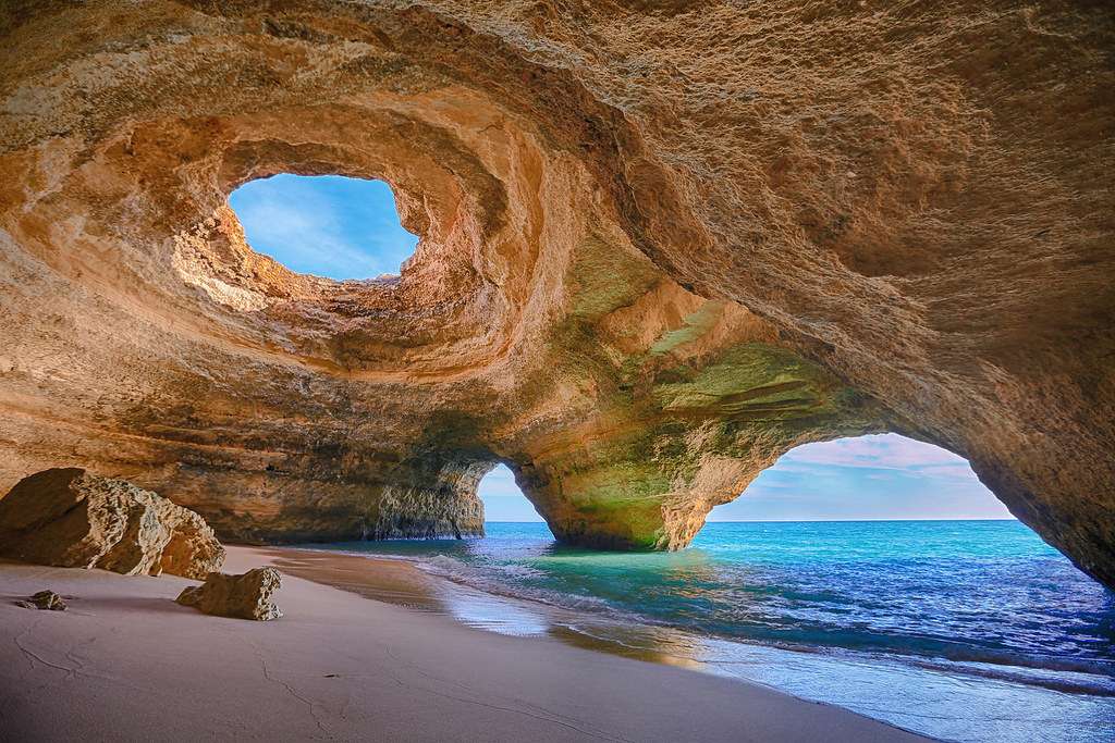 Explore The Hidden Cave Beaches Of Algarve