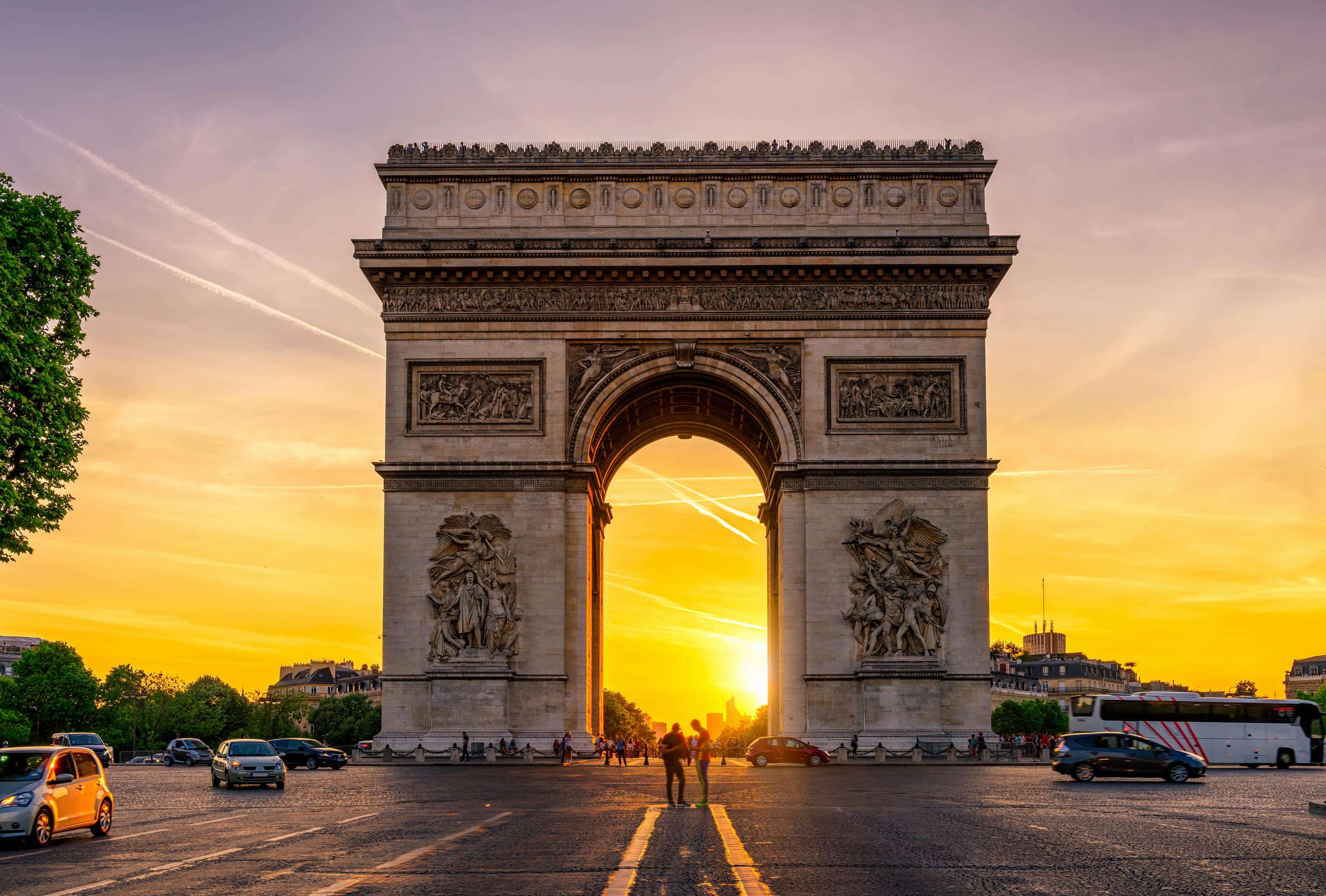 Arc De Triomphe In Paris