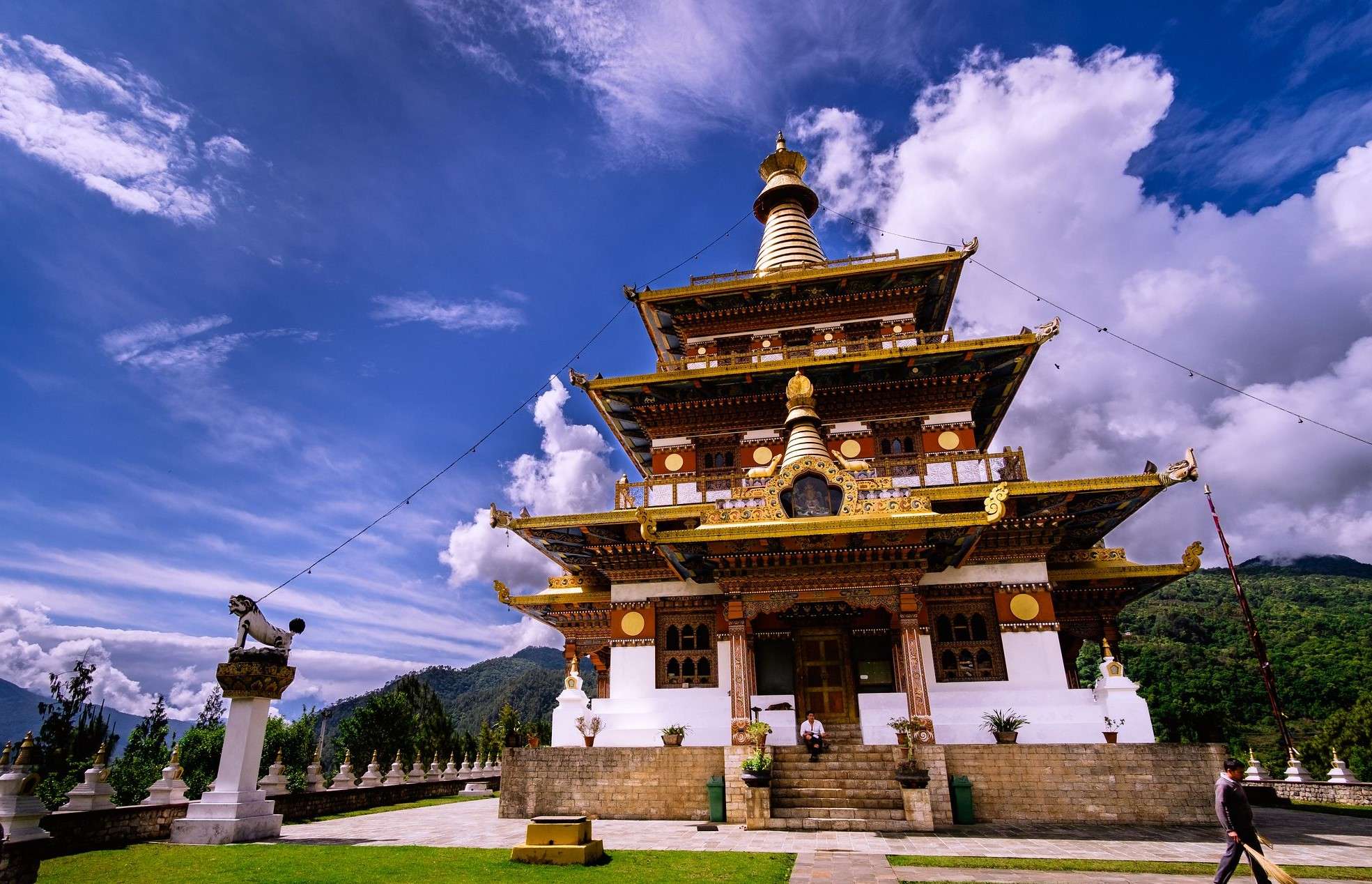 Marvel At The Architecture Of Khamsum Yulley Namgyal Chorten