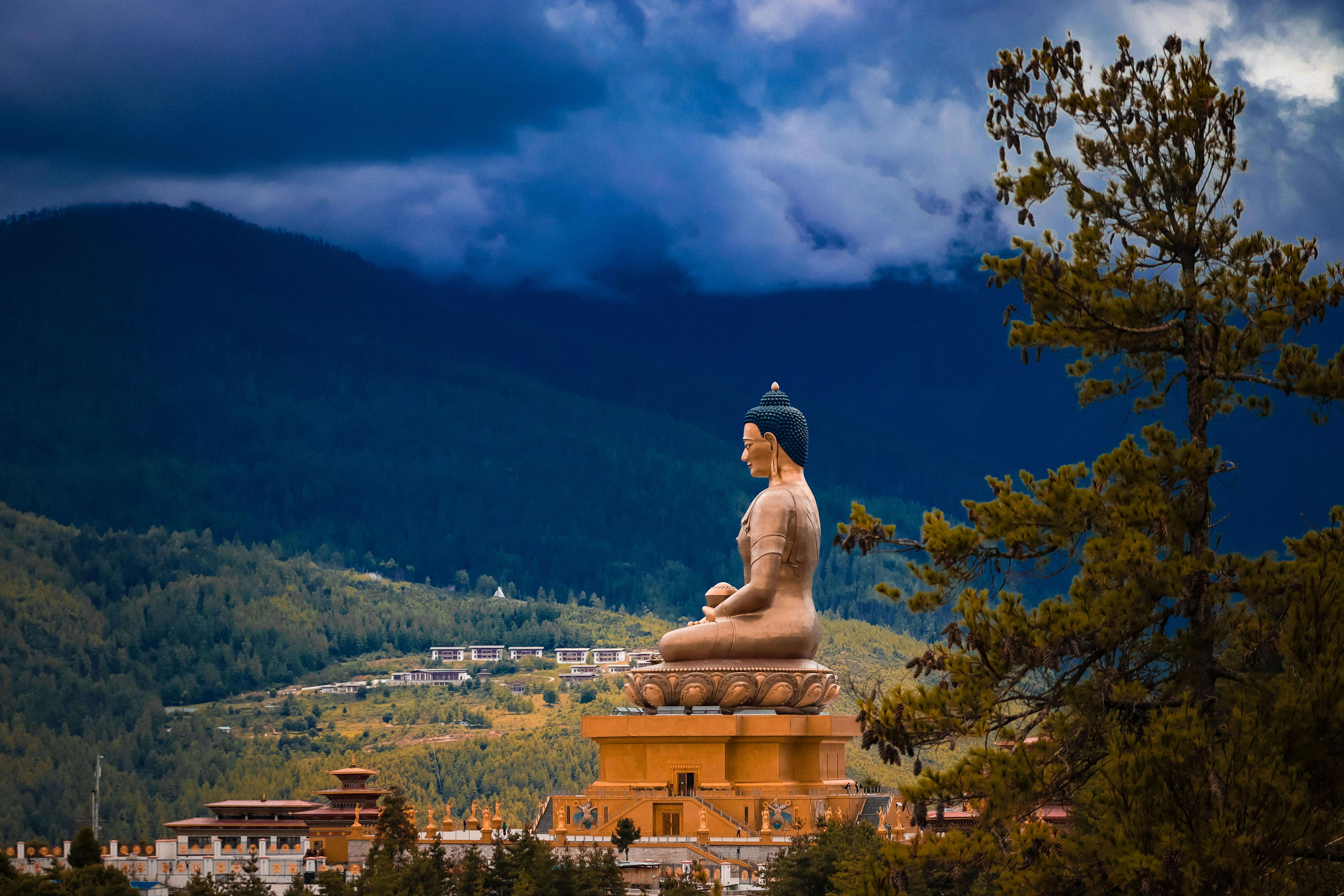 Check out the Gigantic Statue at Kuenselphodrang