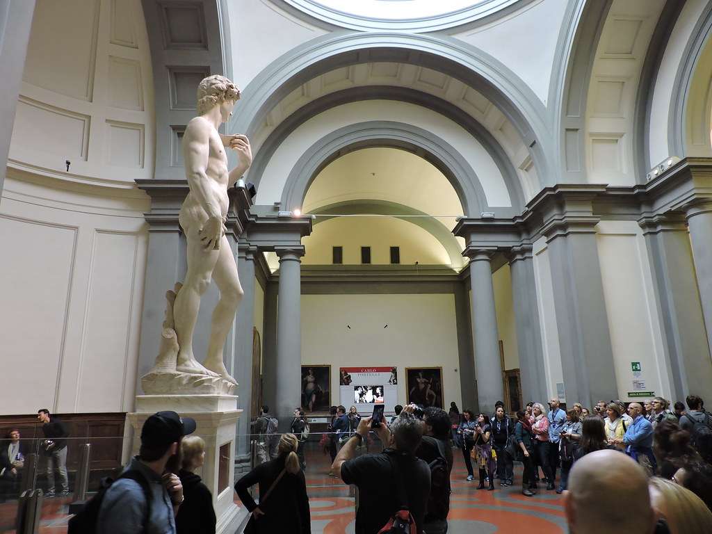 David Moved to the Gallery for Protection