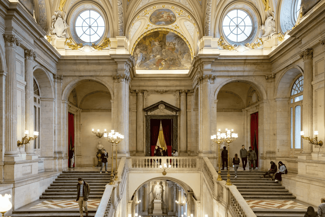 The Grand Staircase is Made from a Single Piece of Marble
