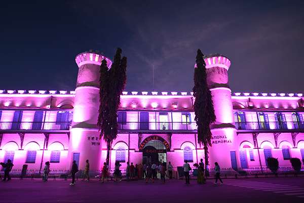 Light and Sound Show at Cellular Jail