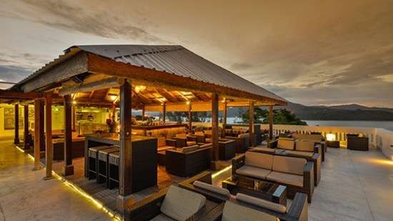 Relax at a Beachside Café