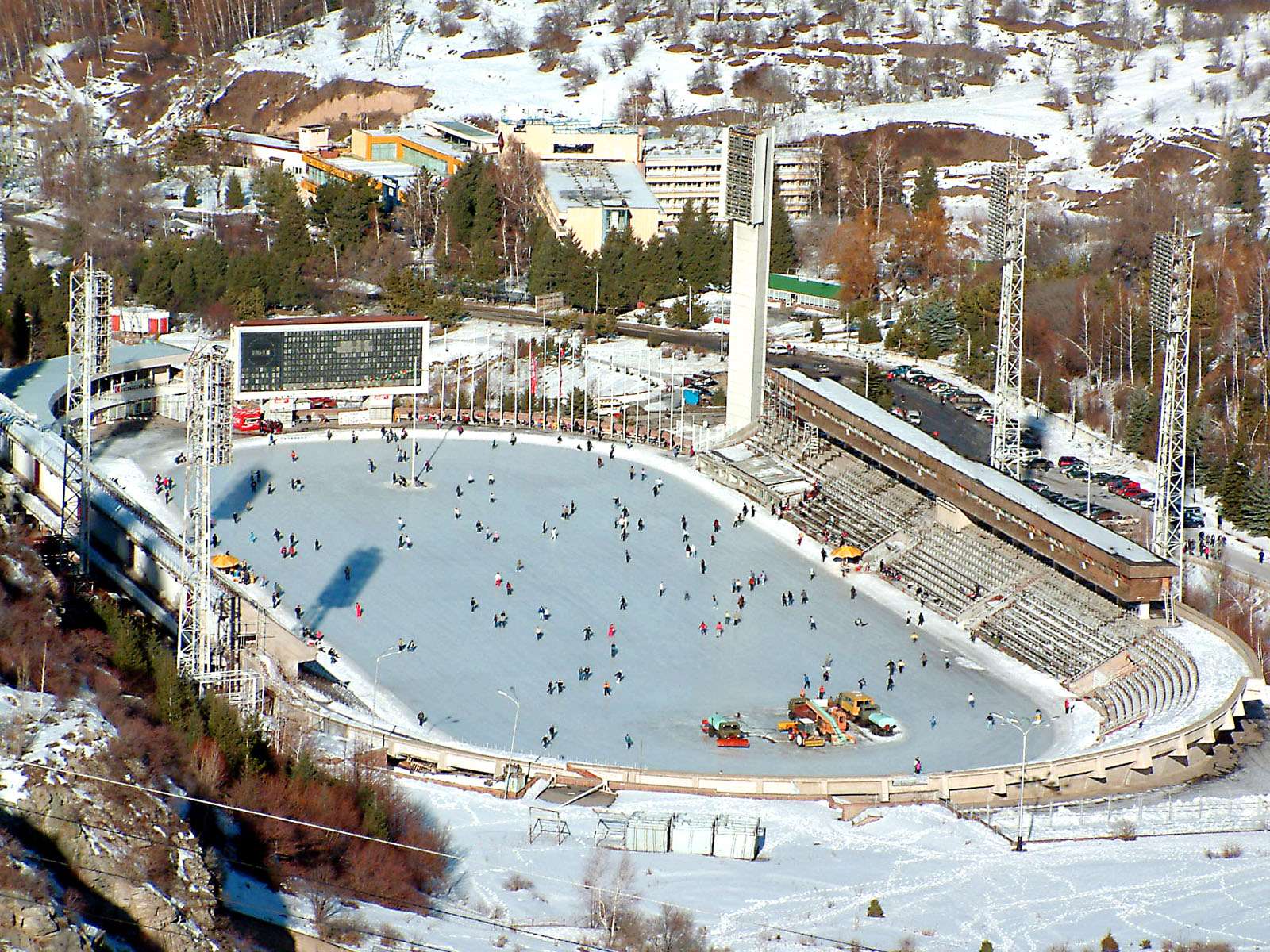 Enjoy Ice Skating at Medeo High-Mountain