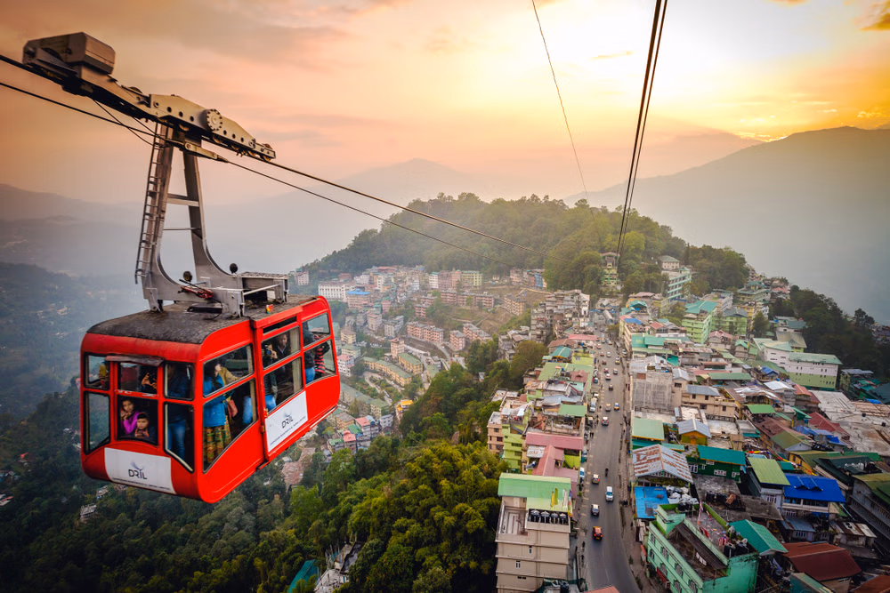 Ride The Cable Car At Gangtok Ropeway