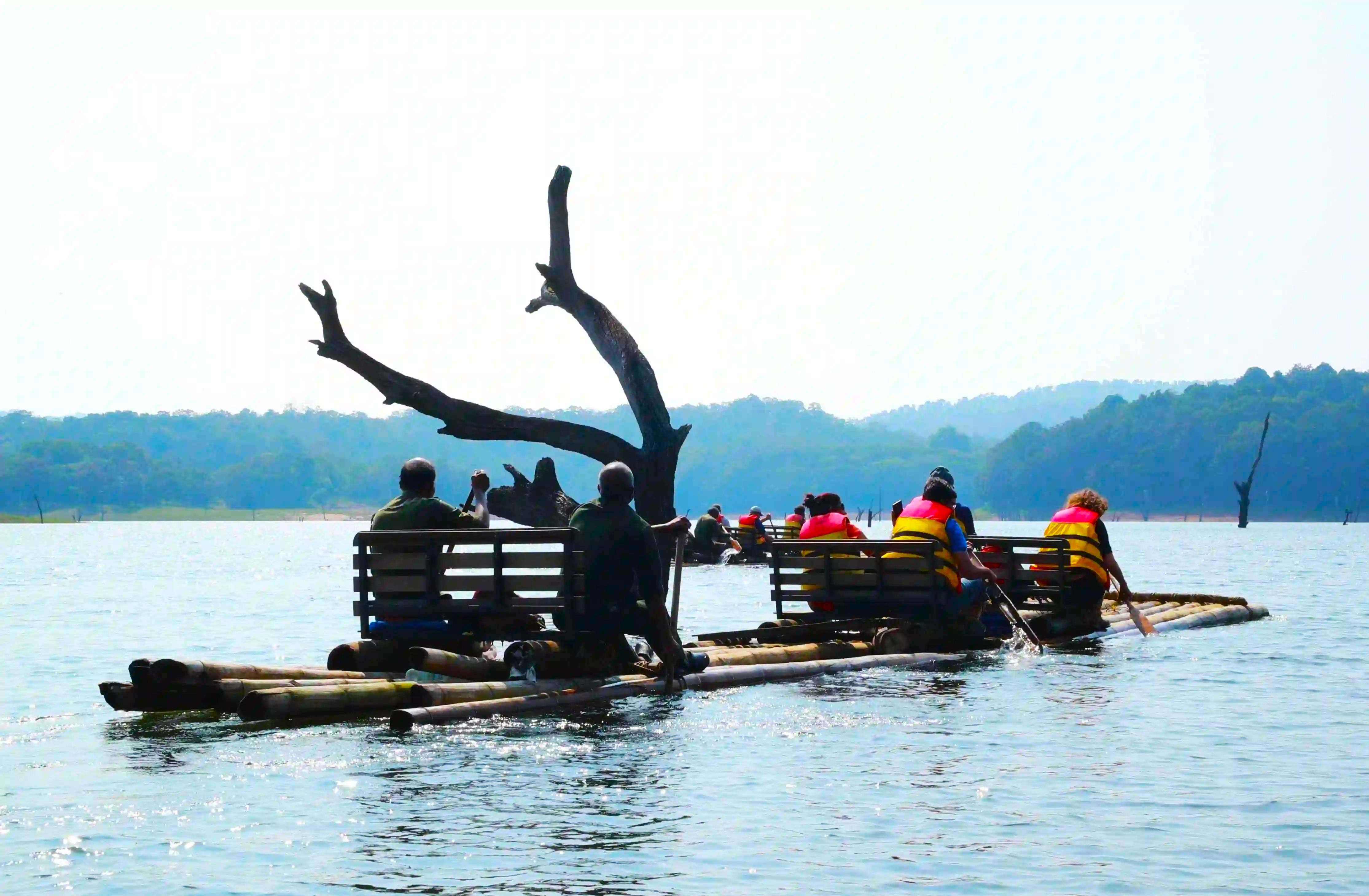 Bamboo Rafting at Periyar National Park