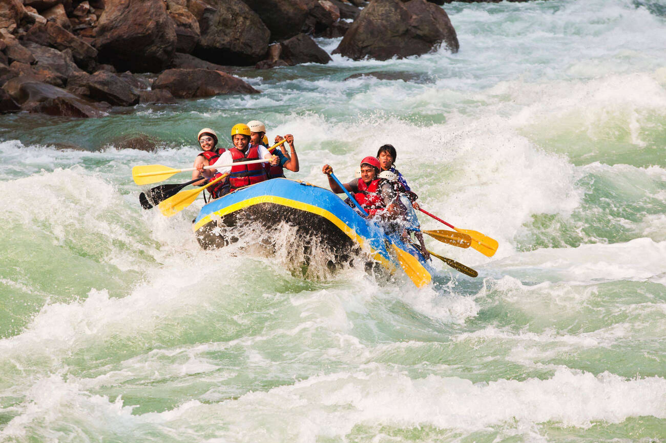 Routes for Rafting in Rishikesh