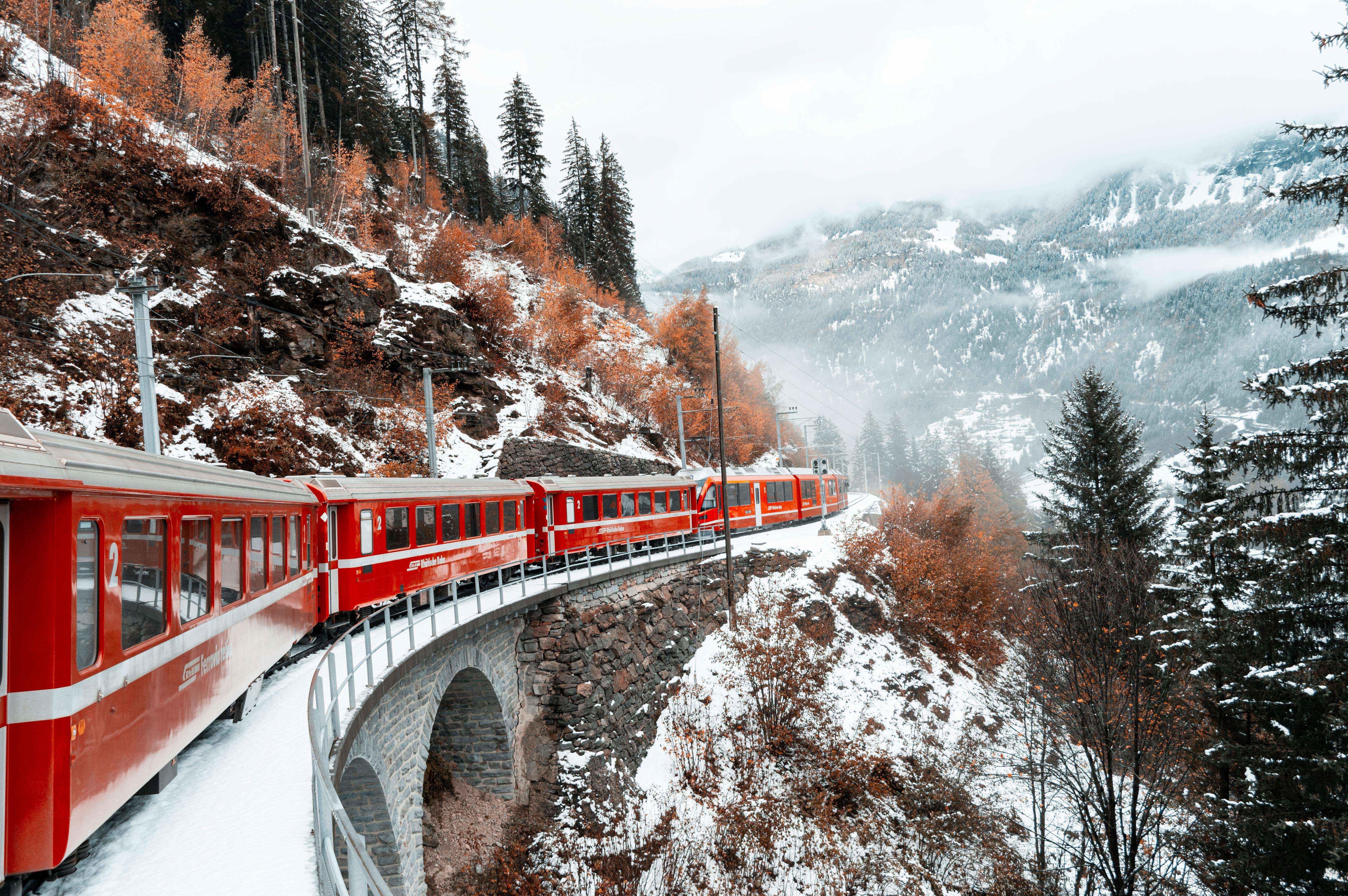 Glacier Express Train Journey