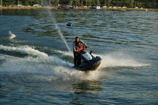 Jet Skiing on Dal Lake