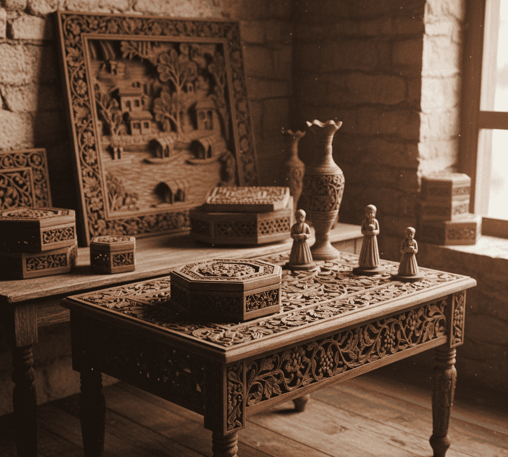 Walnut Wood Carvings