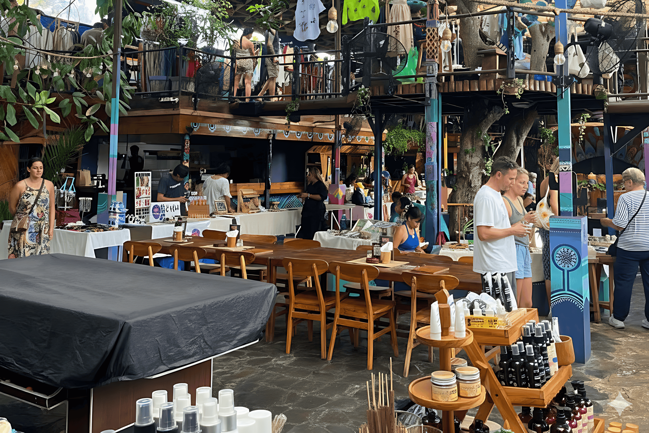 Shop for Local Crafts and Beachwear at Camden Market Uluwatu