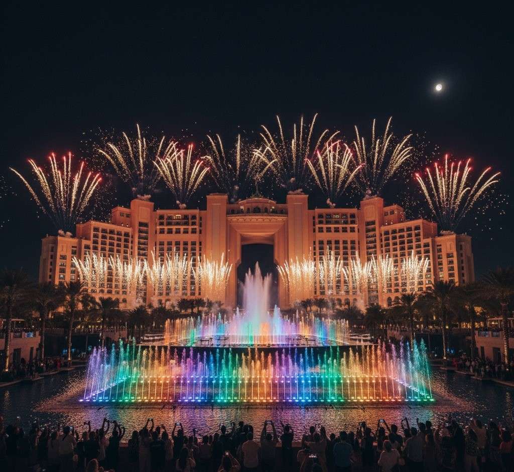 Skyblaze Fountain Show: Atlantis The Royal 