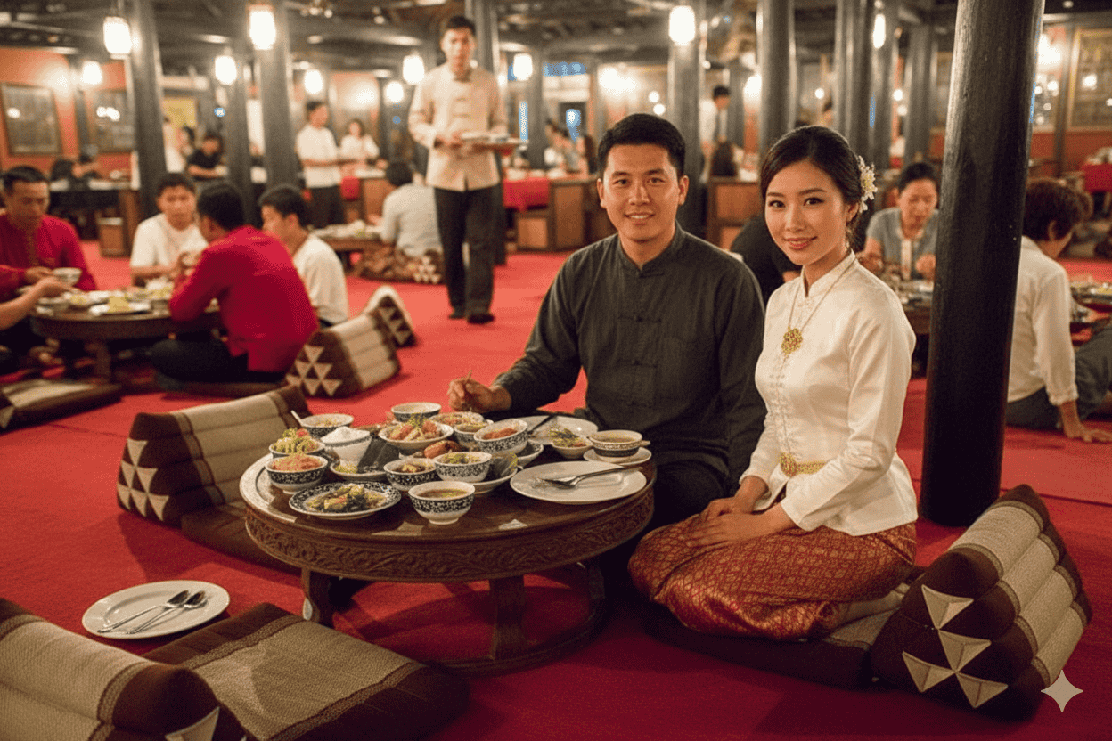 Romantic Khantoke Dinner Experience for Couples