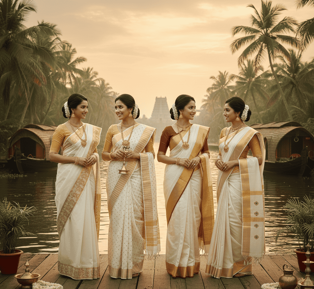 Traditional Kerala Sarees
