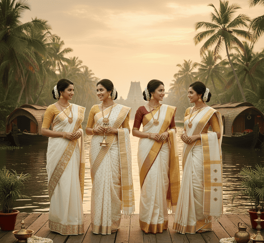 Traditional Kerala Sarees