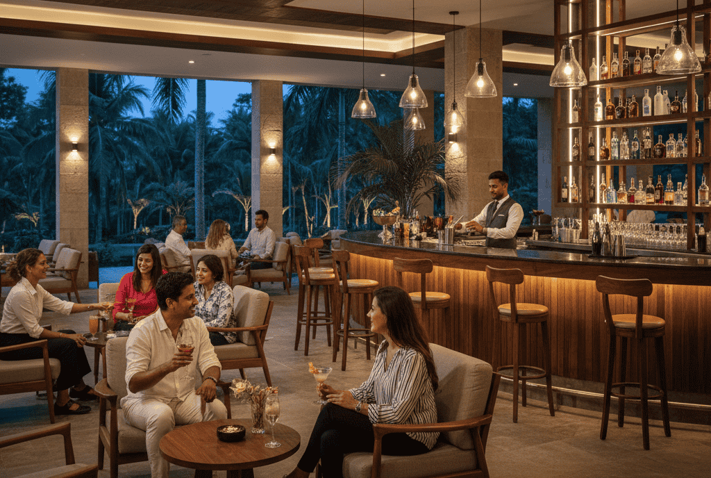 Join The Fun At Bar Lounge, Windflower Resorts & Spa