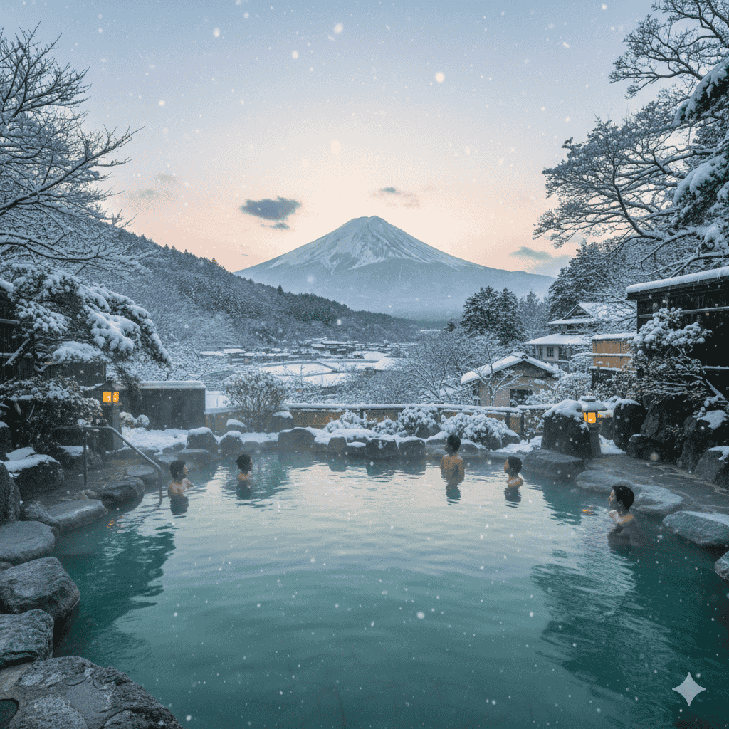 Hakone Hot Springs & Fuji Views 