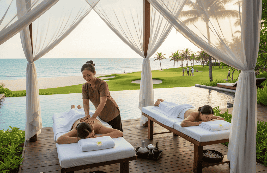 Golf or Spa Afternoon at a Beach Resort