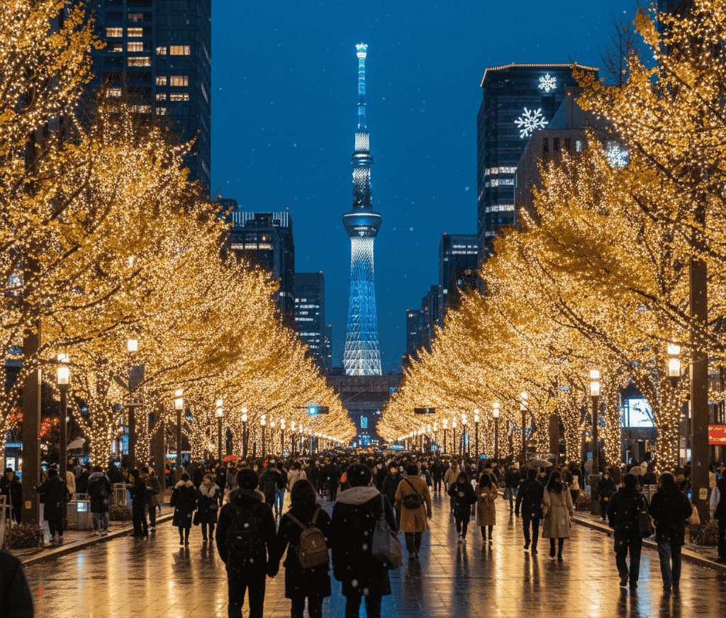 See Winter Illuminations Across Tokyo