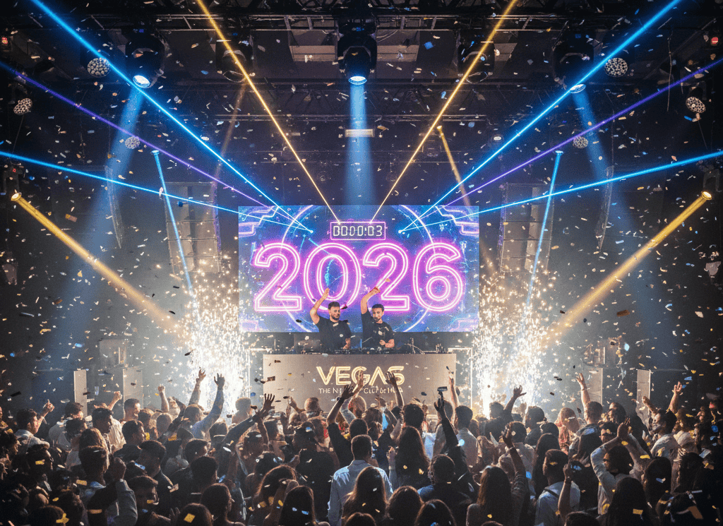 Dance All Night at the High-Energy New Year Party at Vegas The Night Club