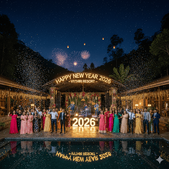 Experience New Year at Vythiri Resort Lounge