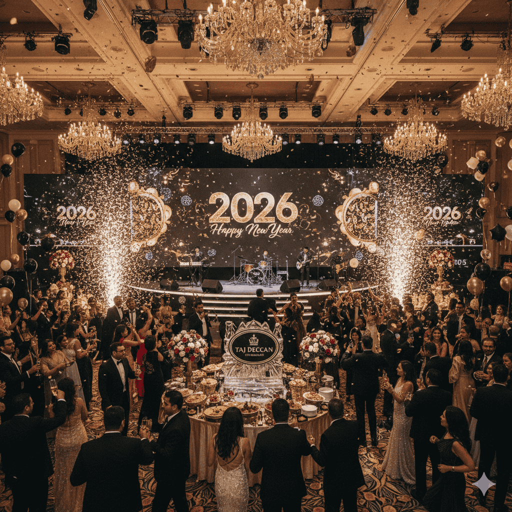 Luxury New Year's Eve Gala at Taj Deccan