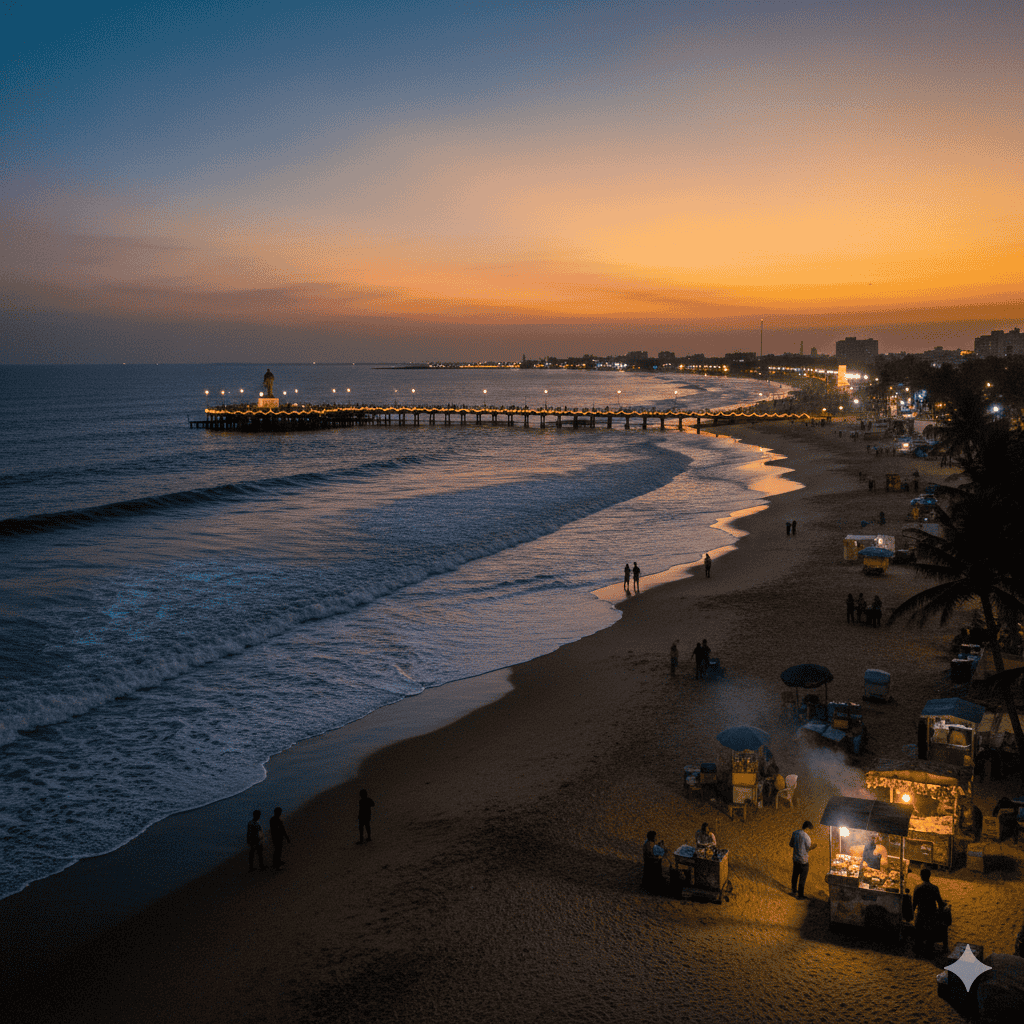 Pondy Marina Beach
